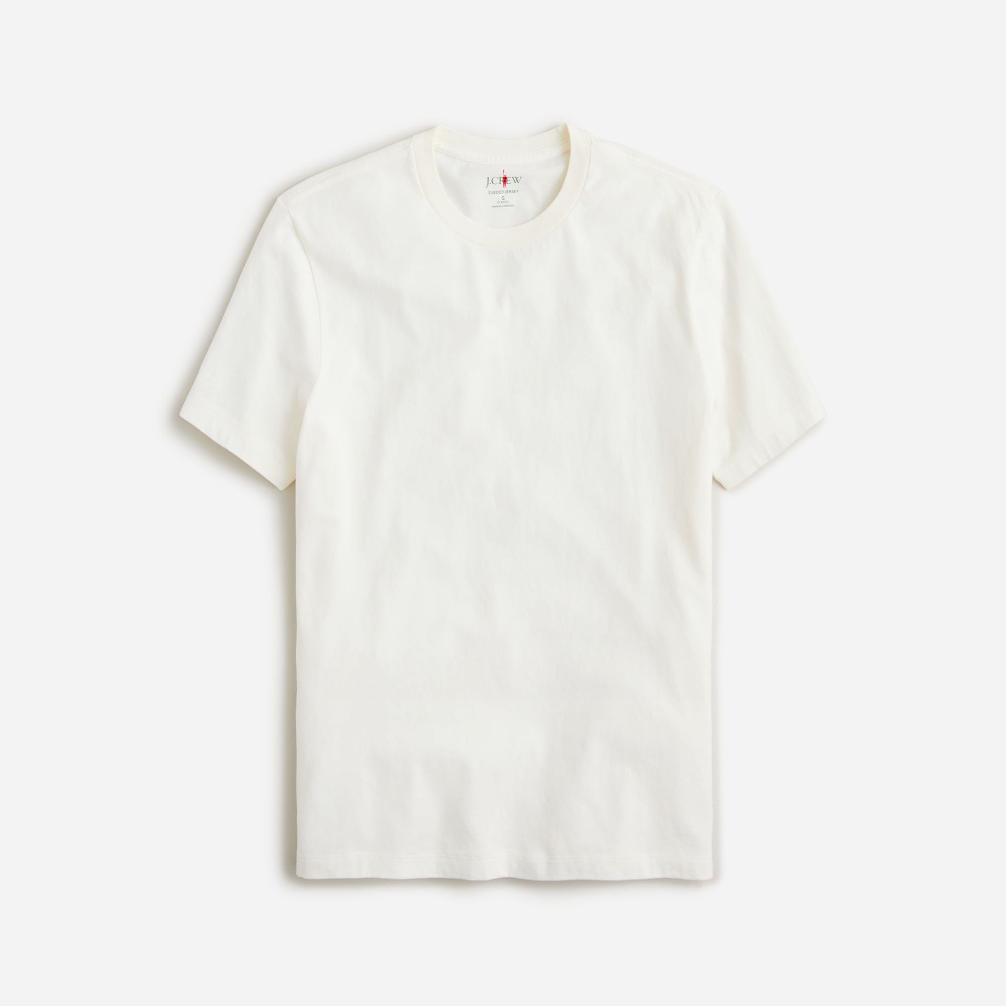 mens Slim sueded cotton T-shirt