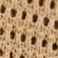 Crochet cotton open-front wrap BRITISH KHAKI