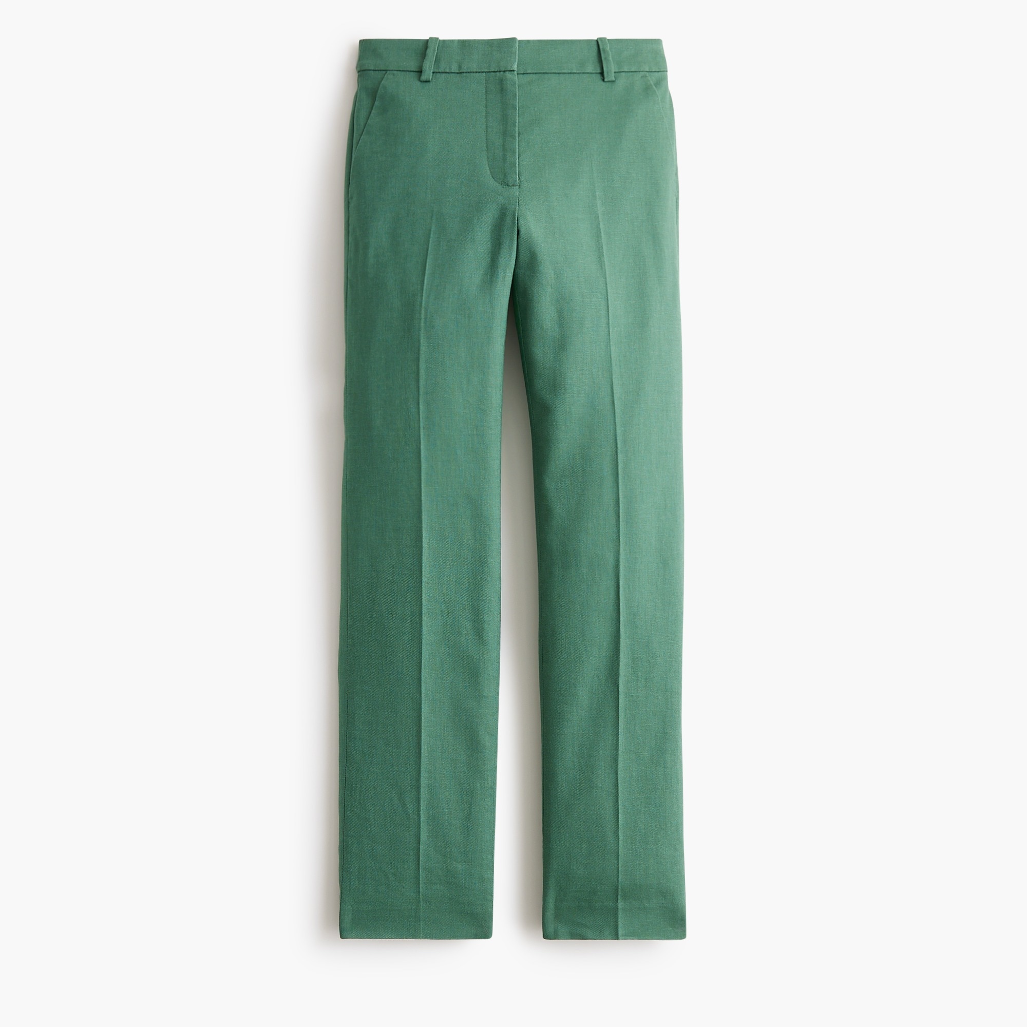womens Kallie stretch linen-blend straight-leg pant