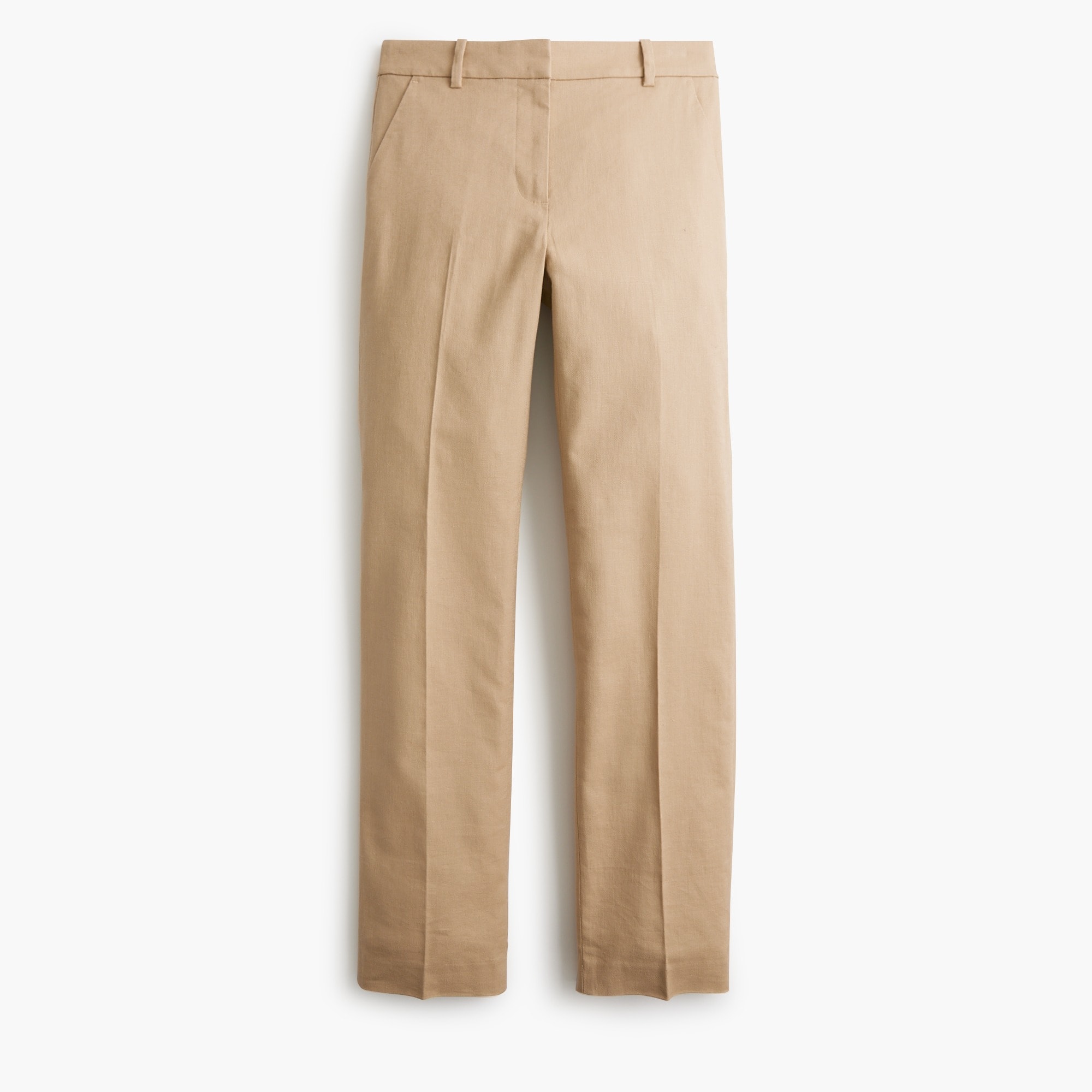  Kallie stretch linen-blend straight-leg pant