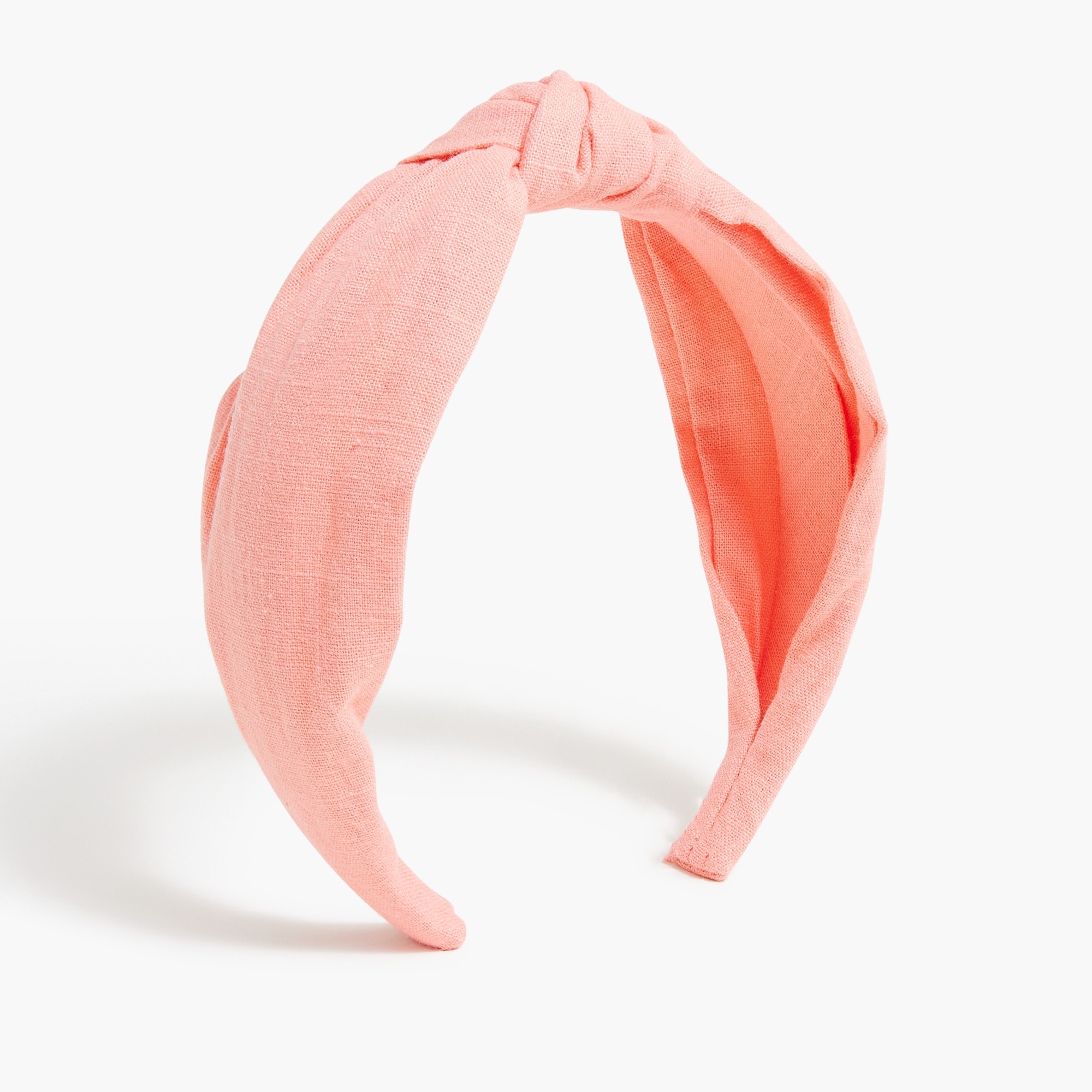 Linen-blend knot headband