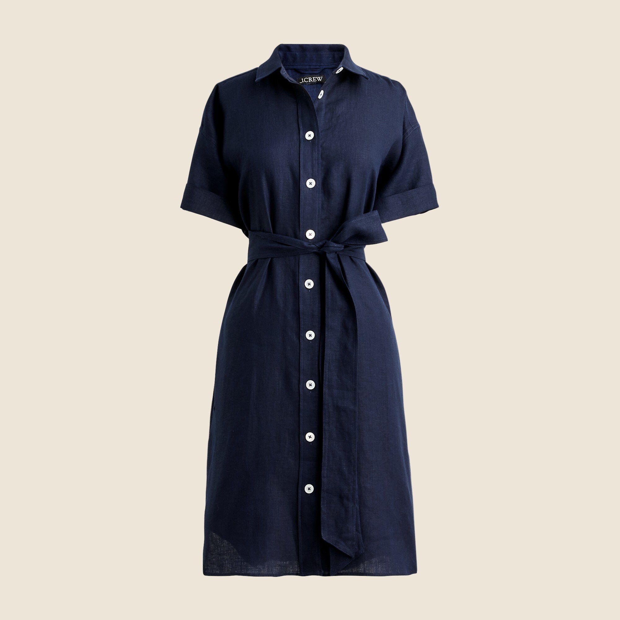 Capitaine shirt-dress in linen