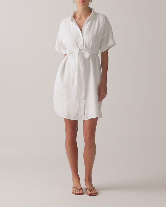 Capitaine shirtdress in linen