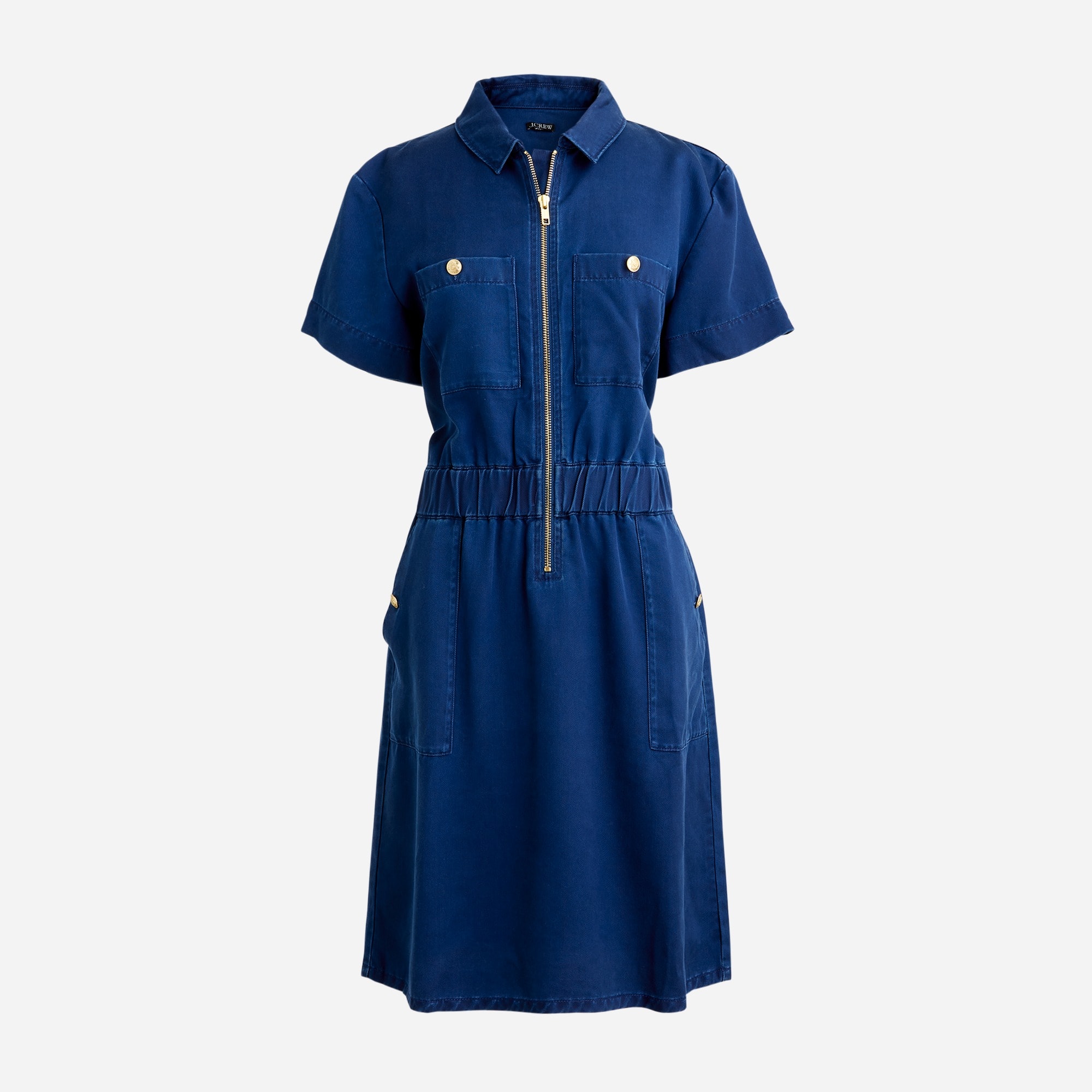 white christmas dresses Raw Denim Bib Apron | Kitchen Essential main image 1