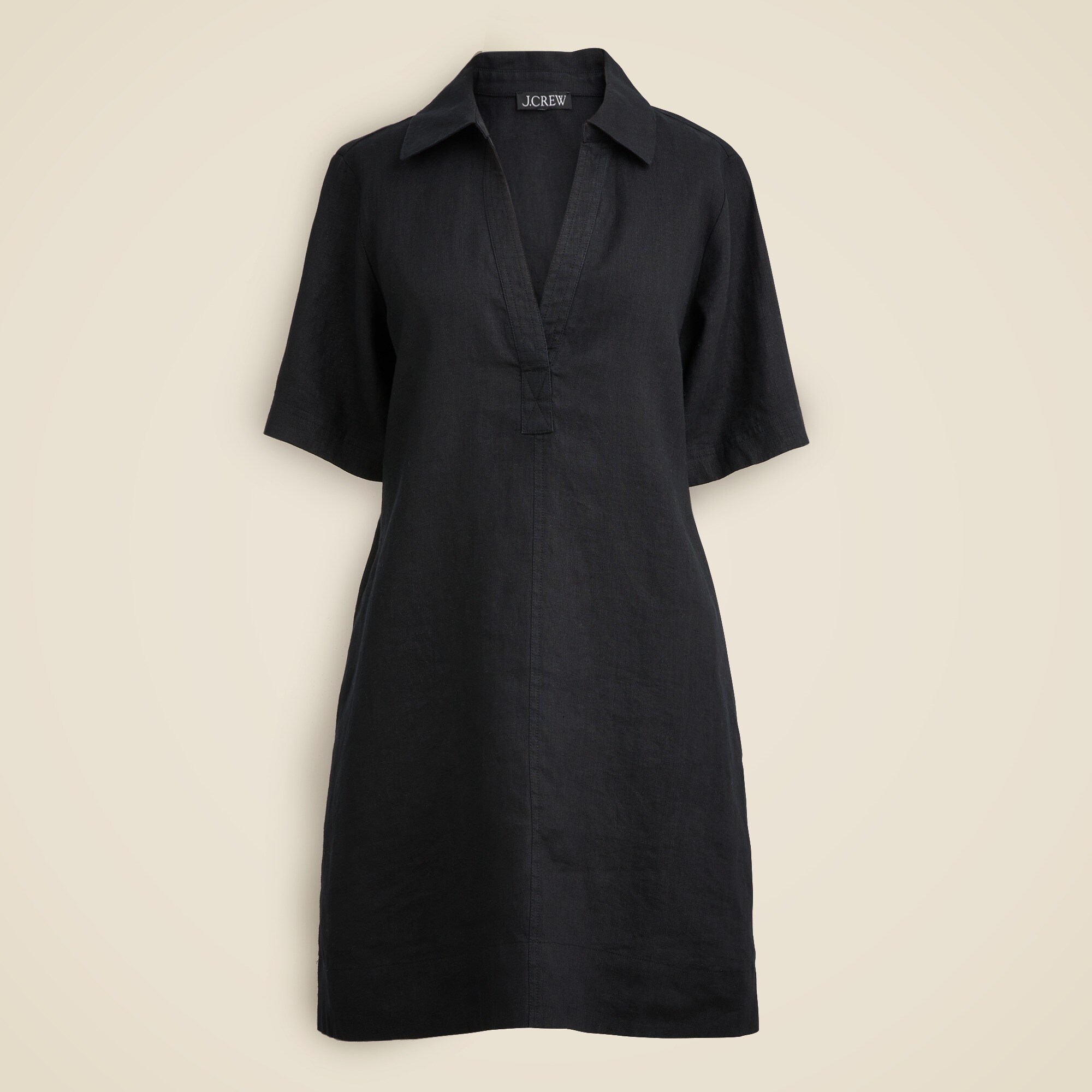 Bungalow popover dress in linen