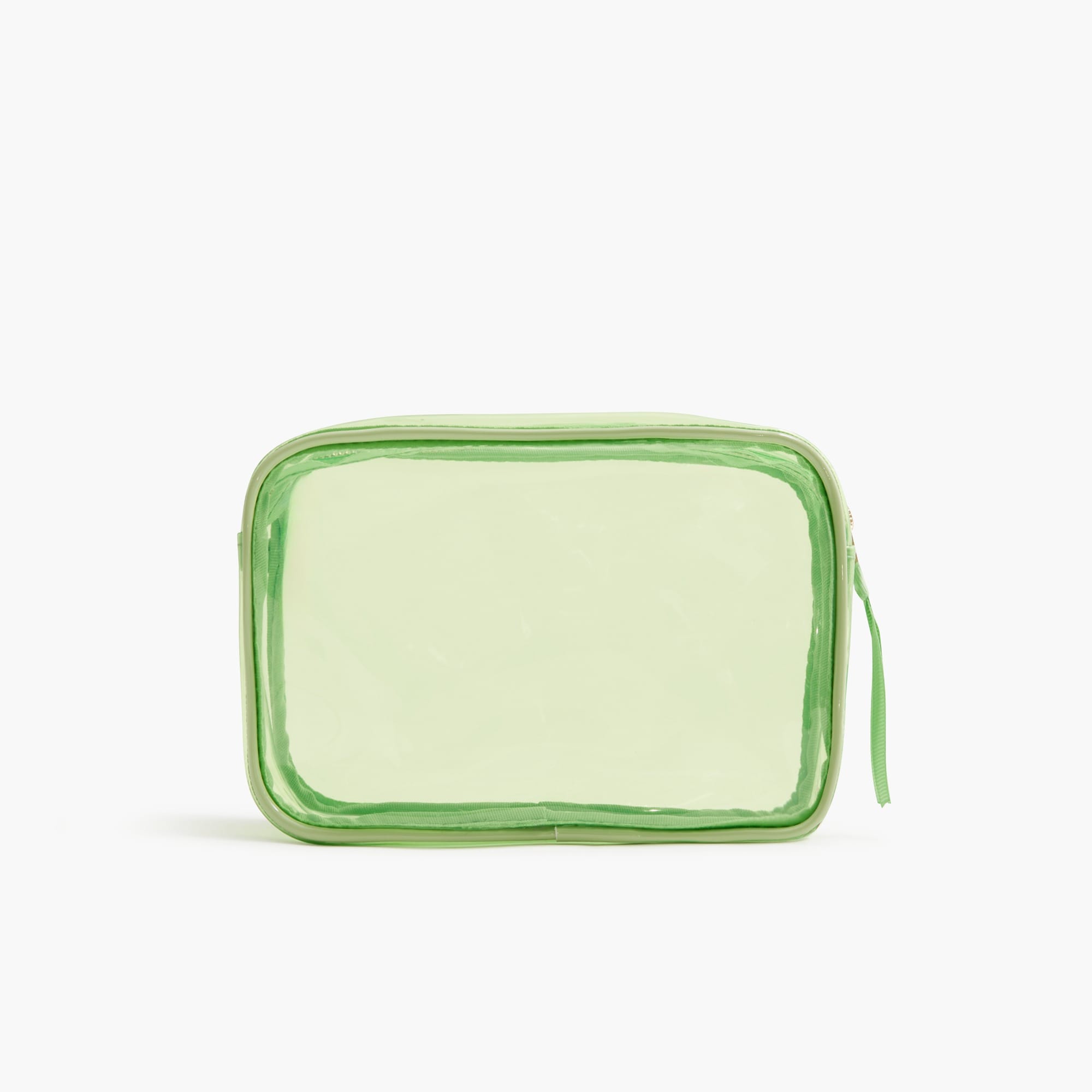 Medium clear customizable pouch