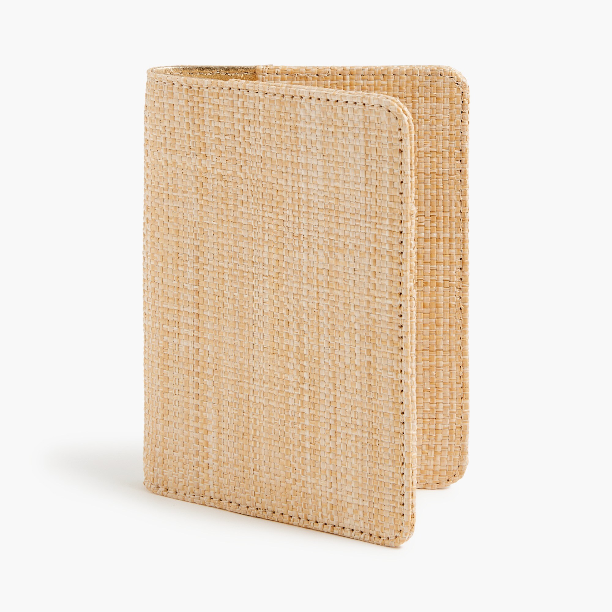 woven passport case for women