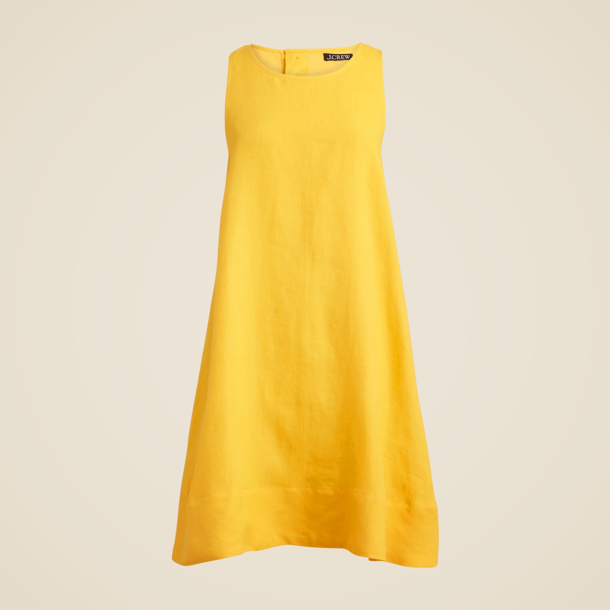 womens Maxine button-back dress in linen