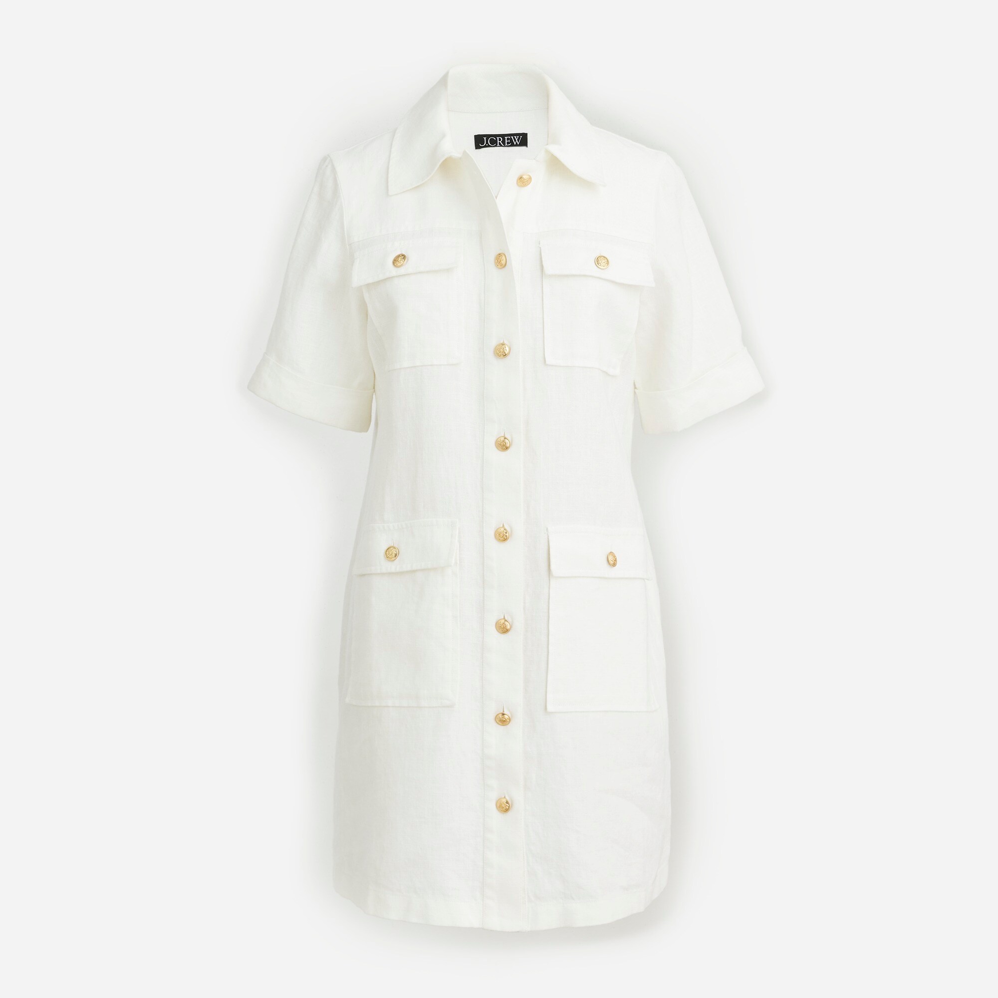 j crew utility shirt dress Utility Shirt-dress In Floral Print For Women