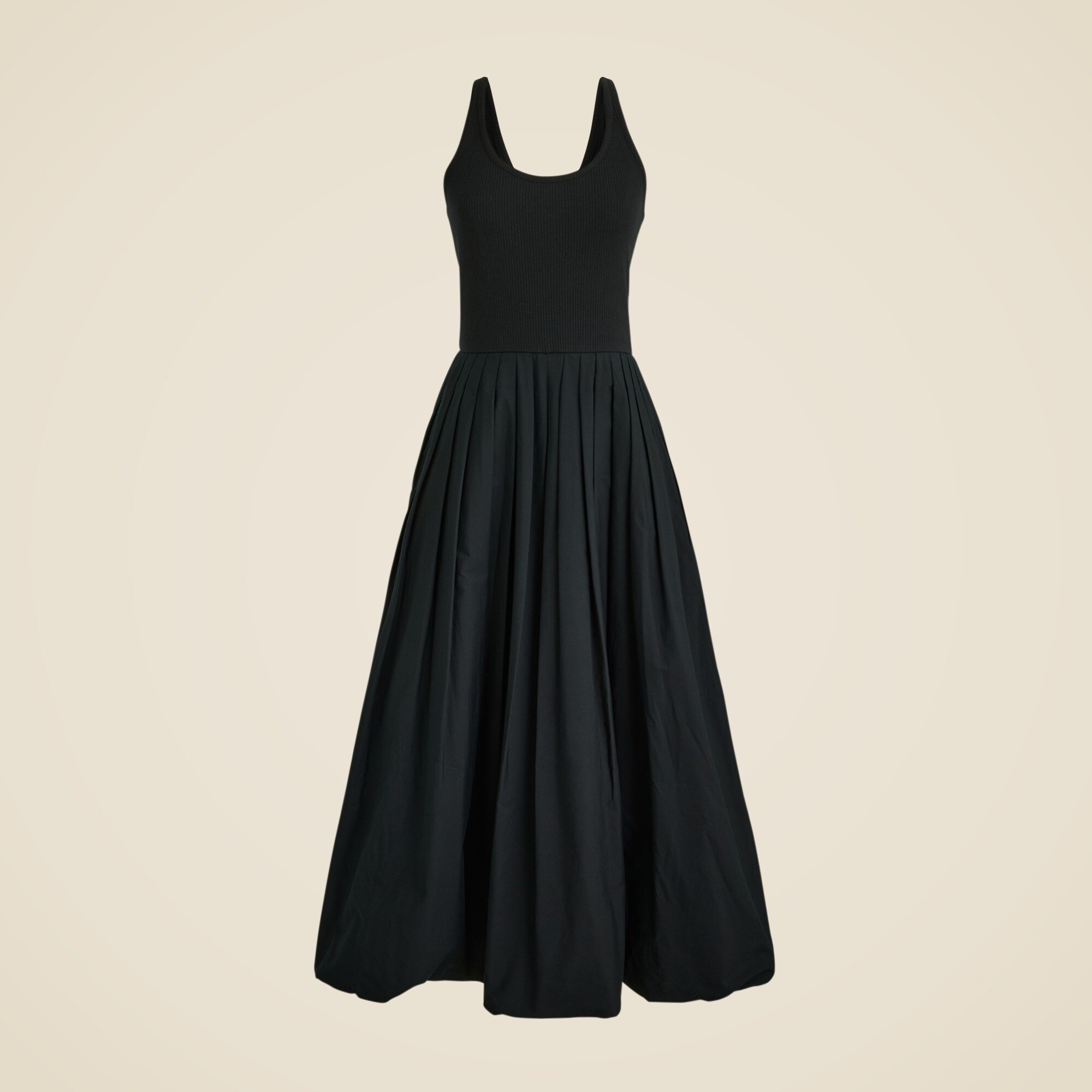 Tjw Rib Poplin Tank Dress Ext Ybl Ecru