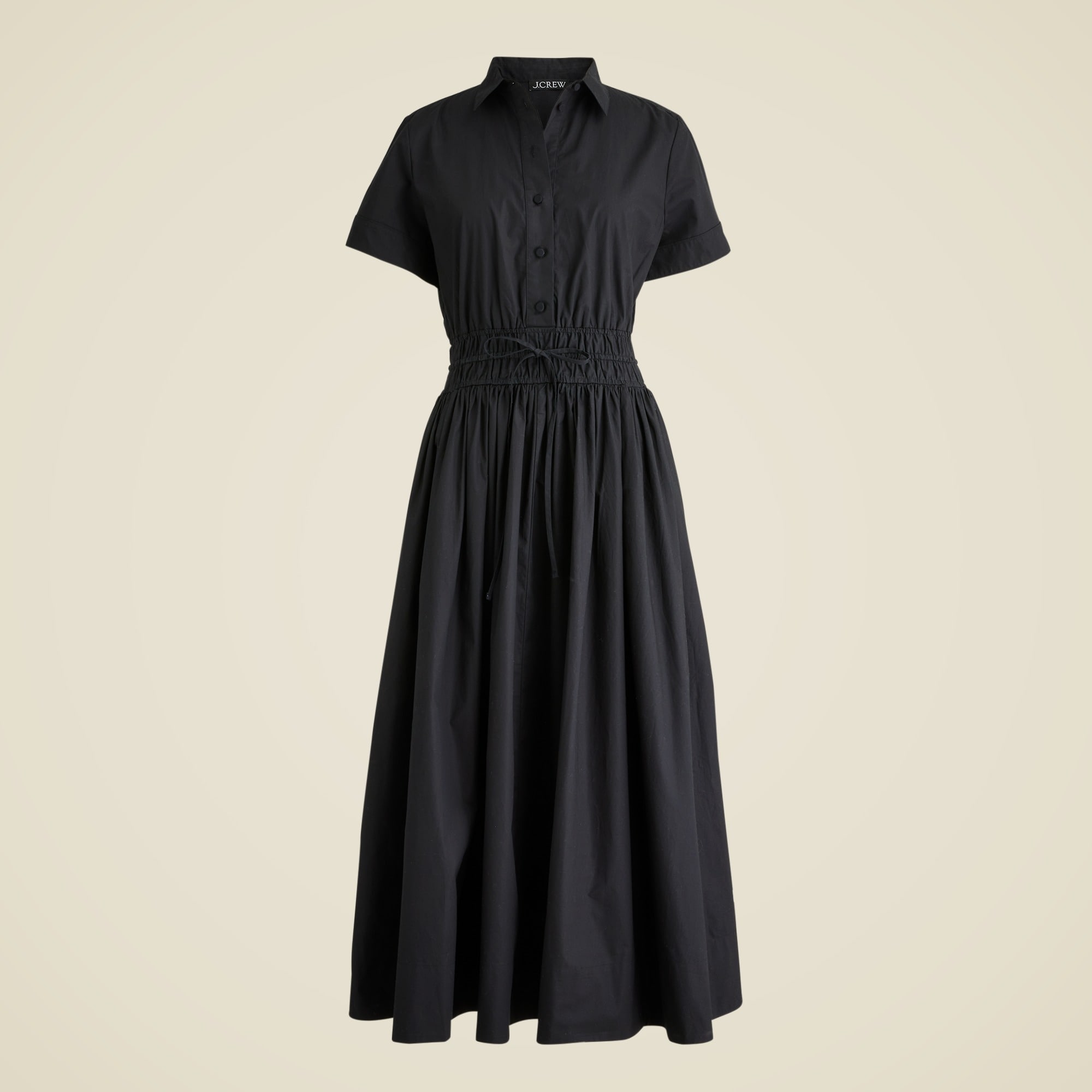  Elena shirt-dress in cotton poplin