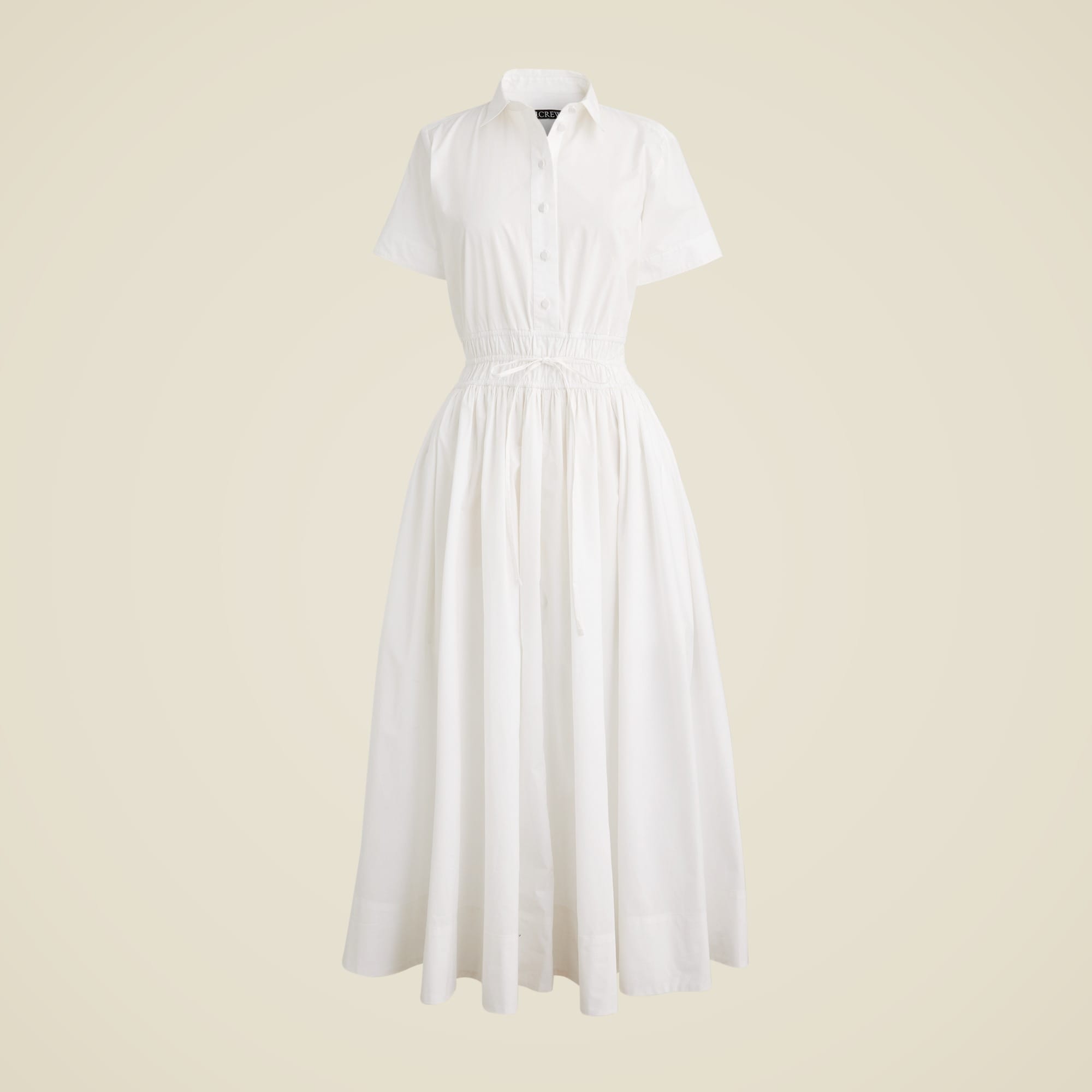  Elena shirt-dress in cotton poplin