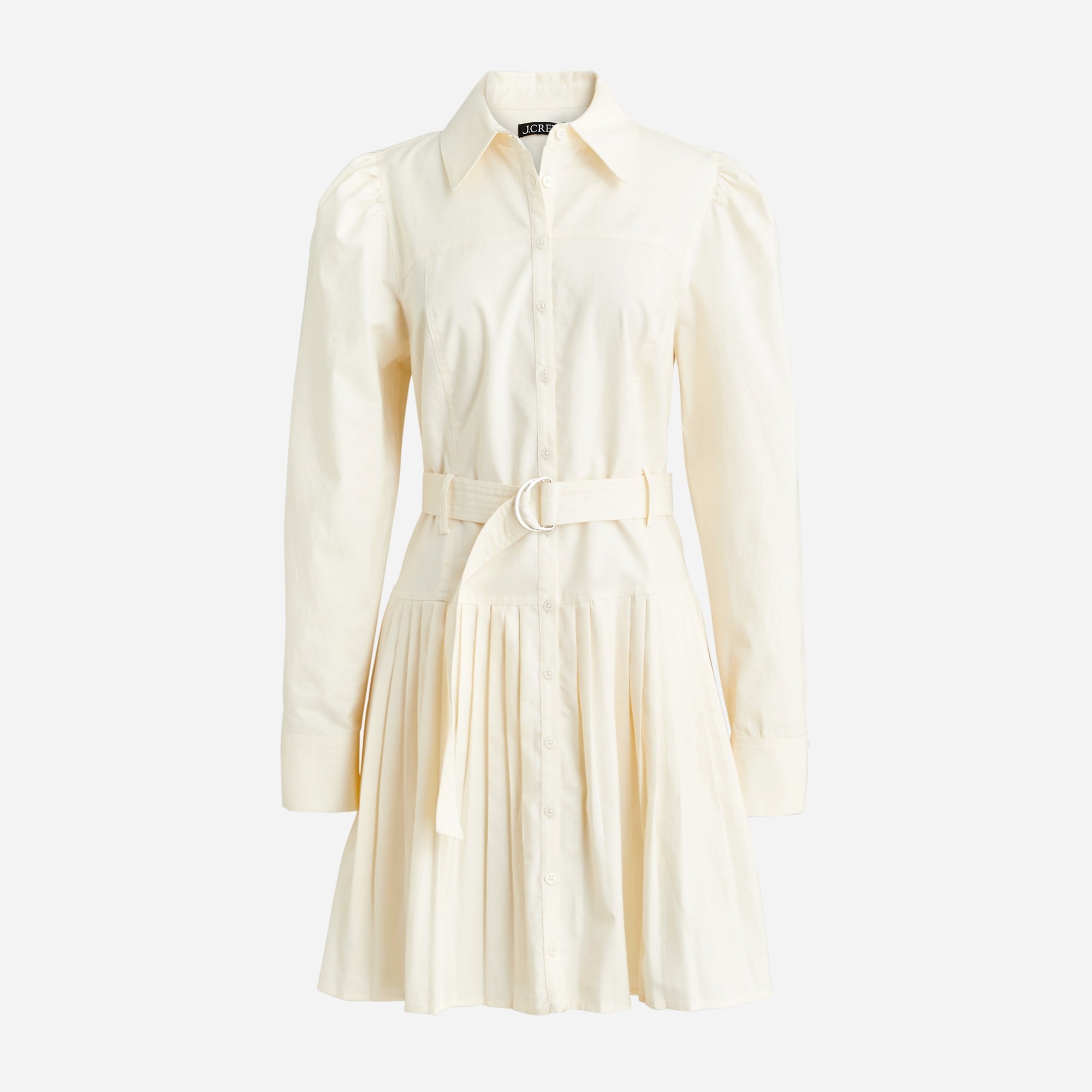  Fit-and-flare shirtdress in lightweight oxford