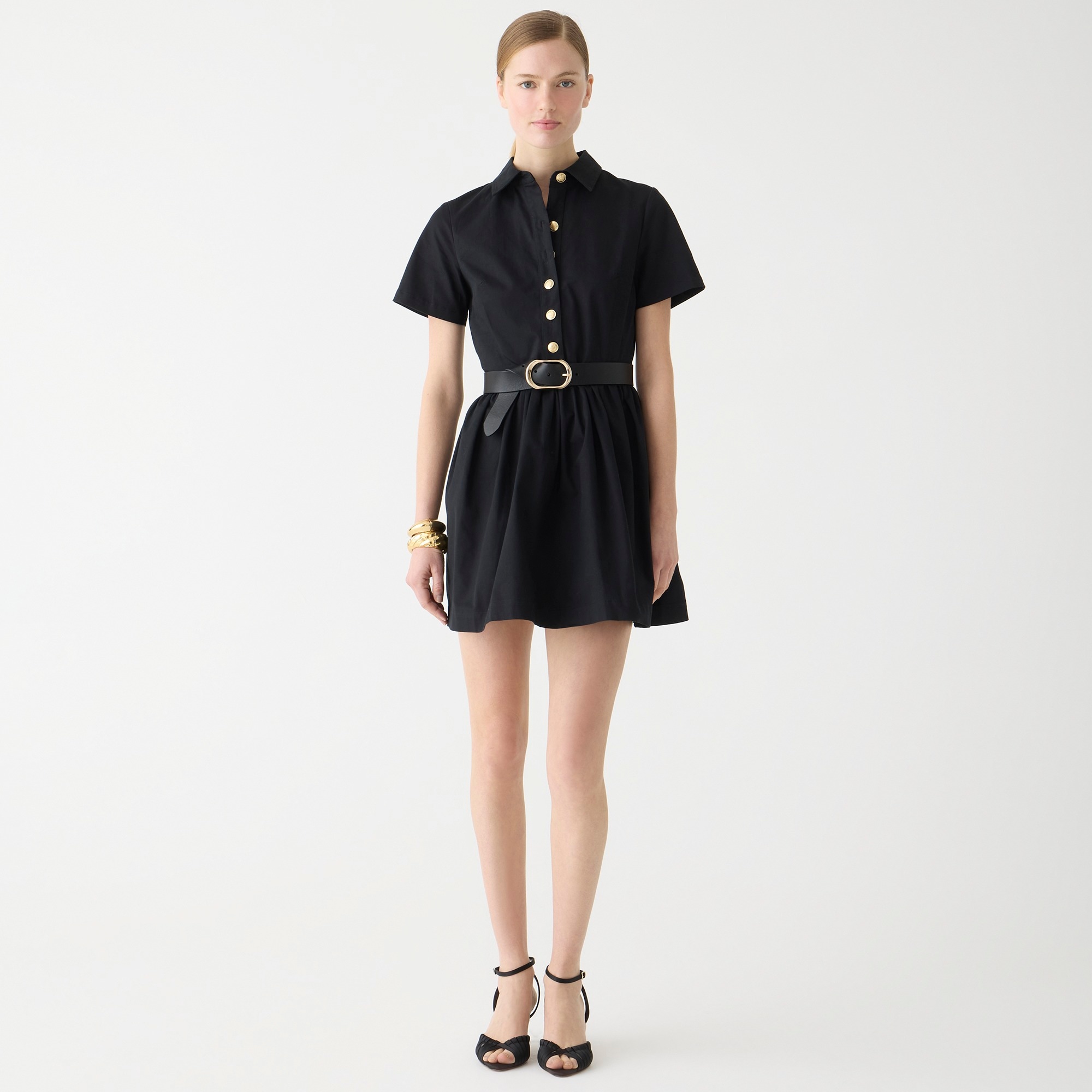 j.crew: a-line shirtdress in chino for women