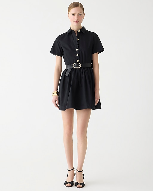  A-line shirtdress in chino