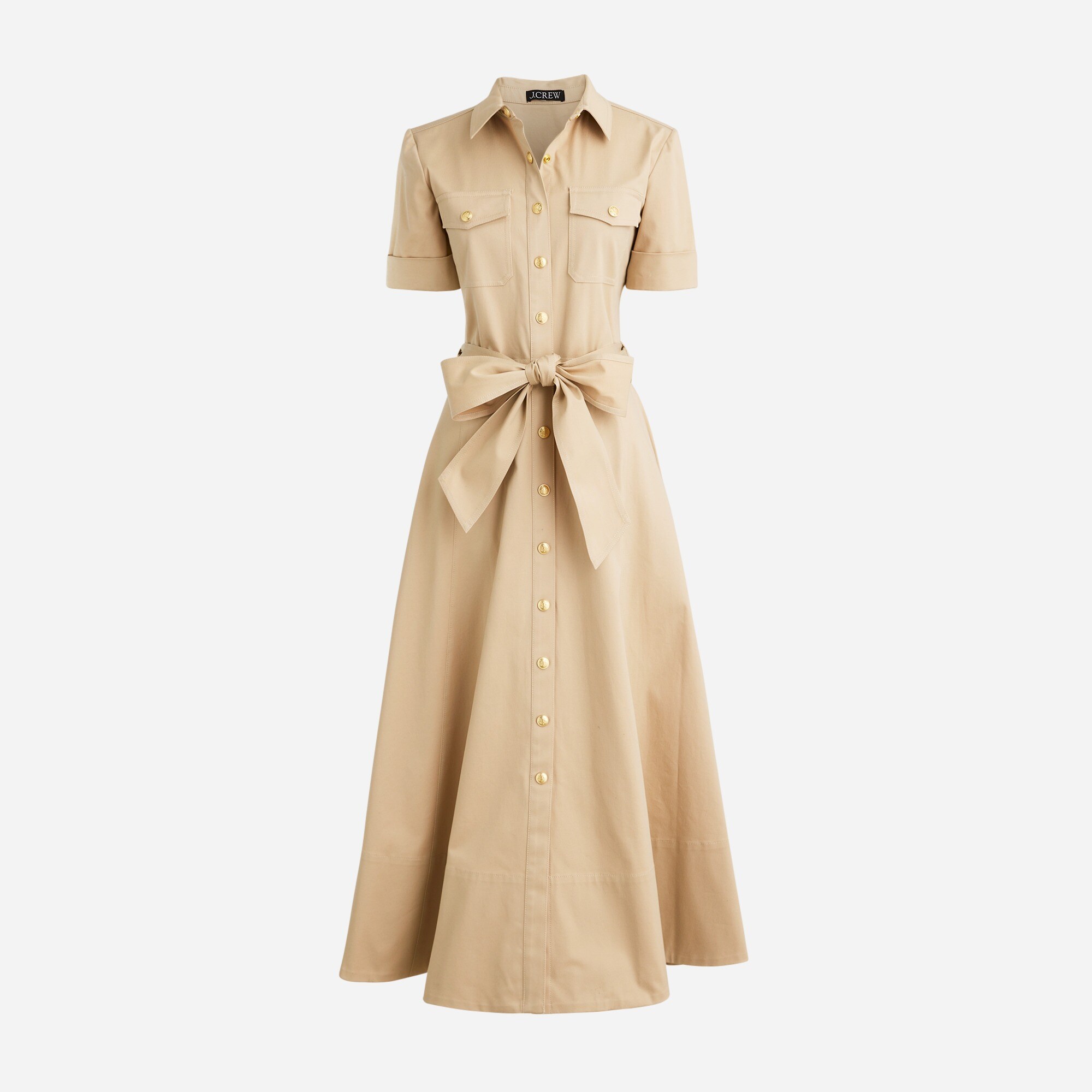 camel utility tie waist shirt dress camel utility shirt dress