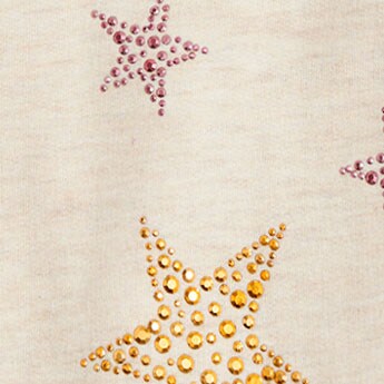 Girls' hotfix stars sweatshirt HOTFIX STARS GRAPHIC factory: girls' hotfix stars sweatshirt for girls