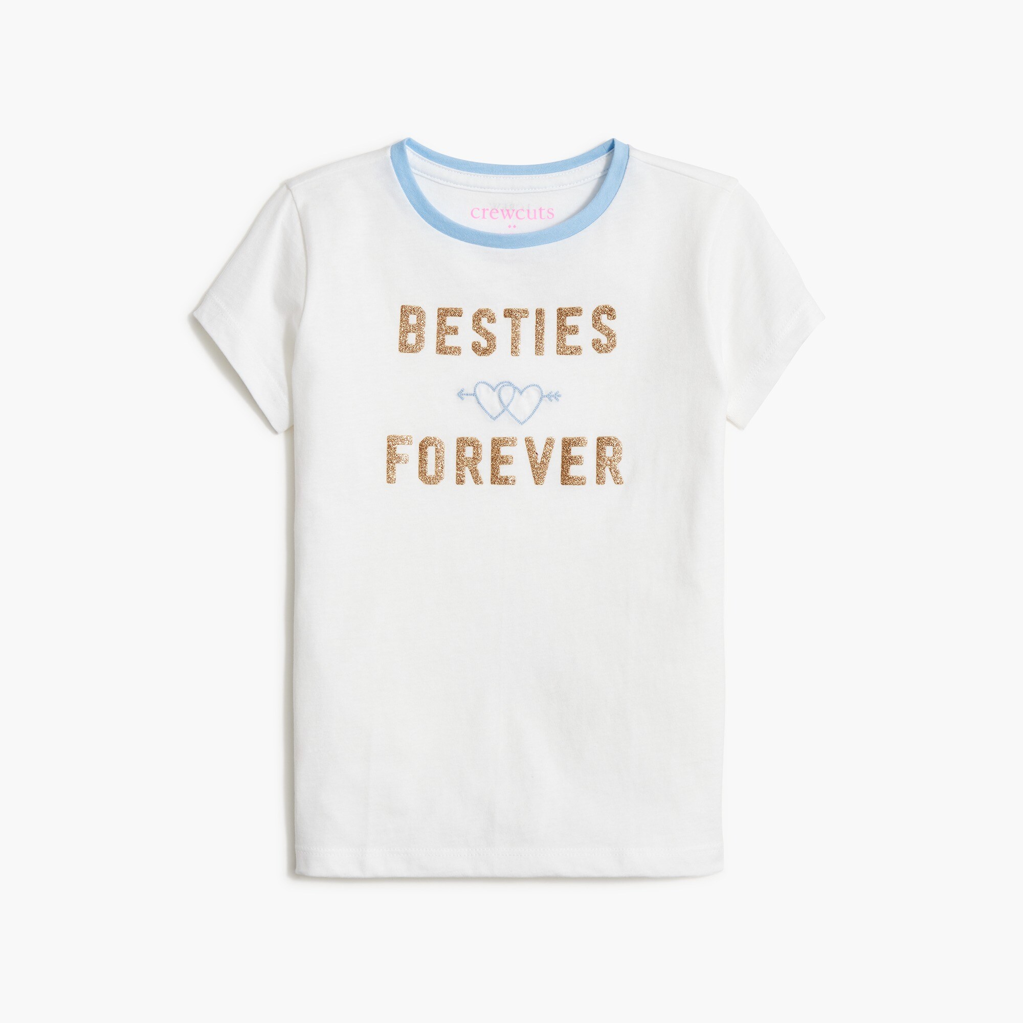 girls' besties forever graphic tee for girls