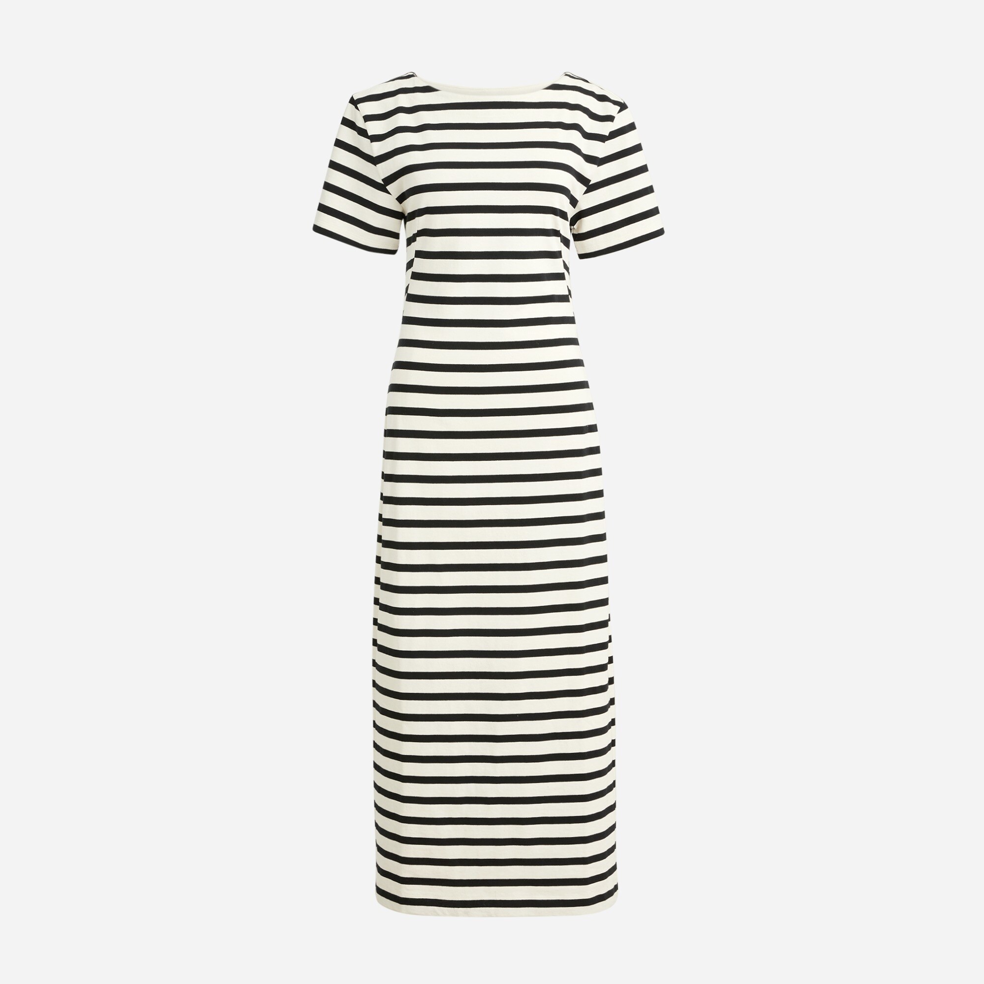 J.Crew Classic Mariner Cloth Dress In Stripe For Women