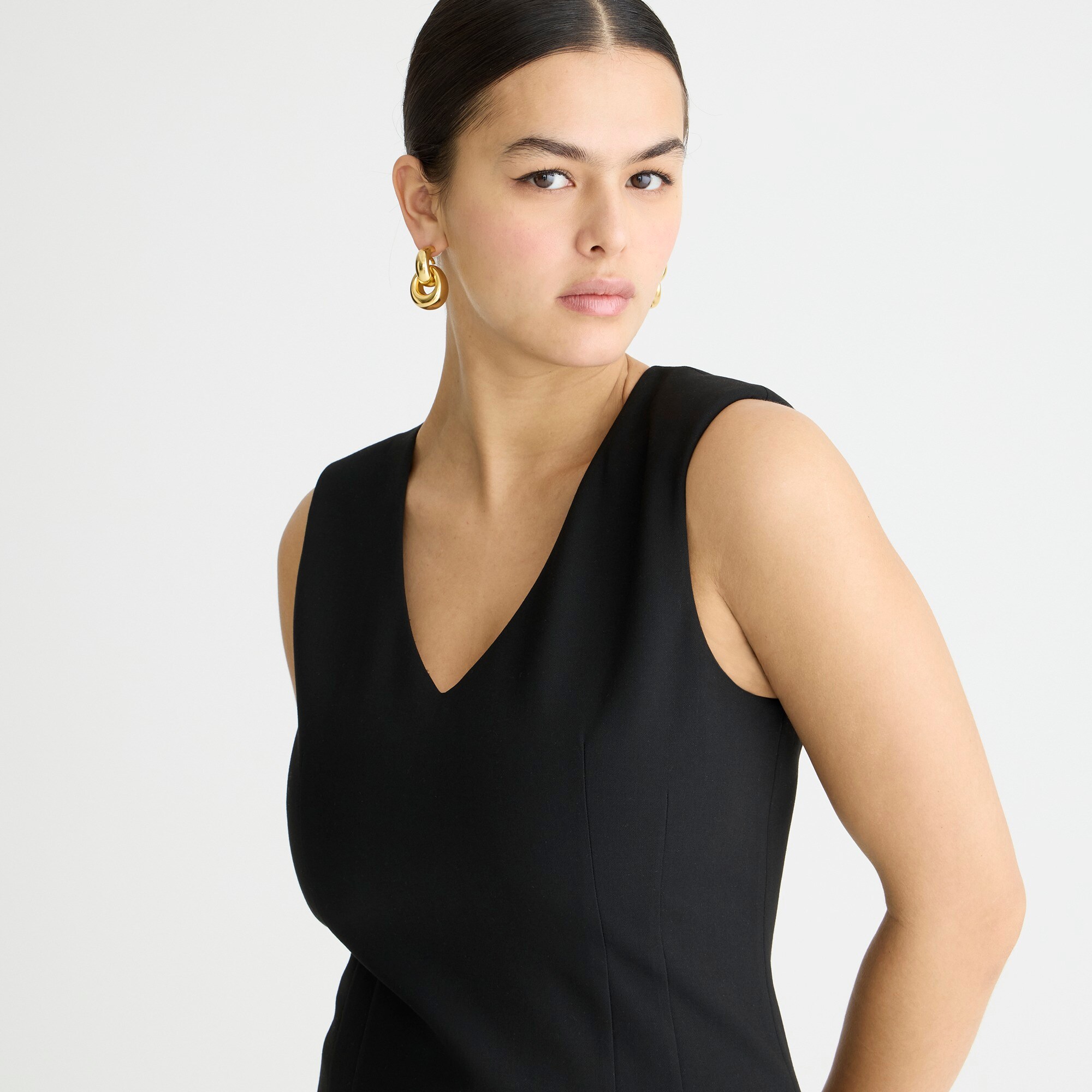 Interview dress in four season stretch