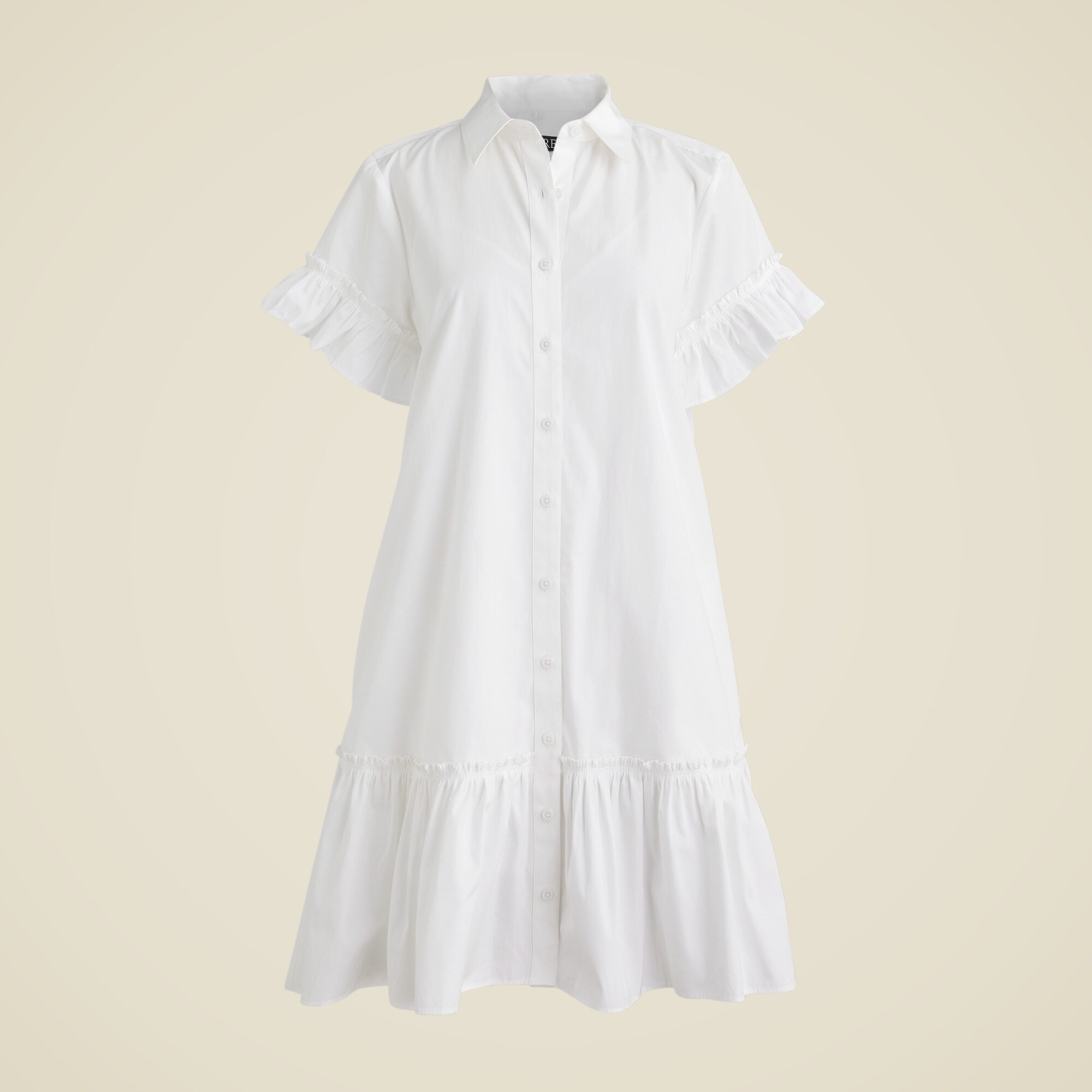 Amelia shirt-dress in cotton poplin