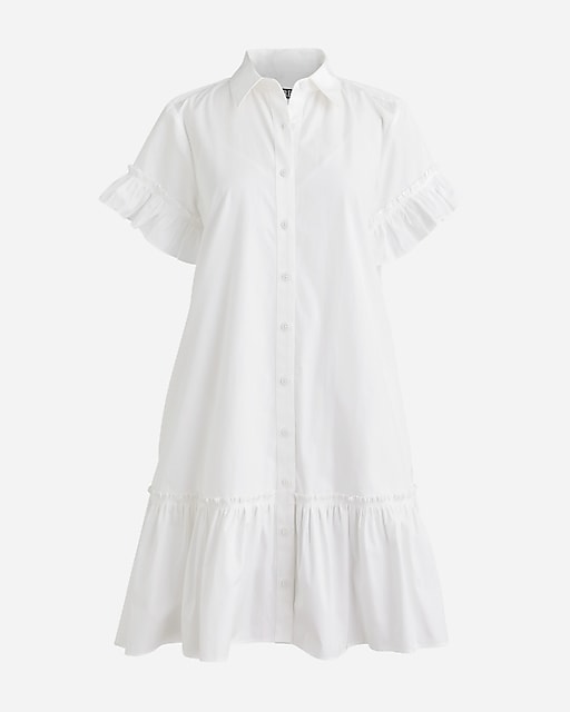 womens Amelia shirtdress in cotton poplin
