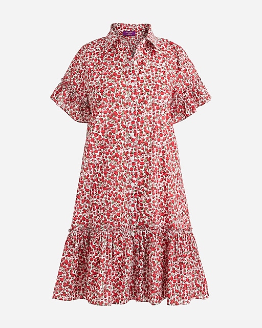 womens Amelia shirtdress in Liberty&reg; Eliza's Red fabric