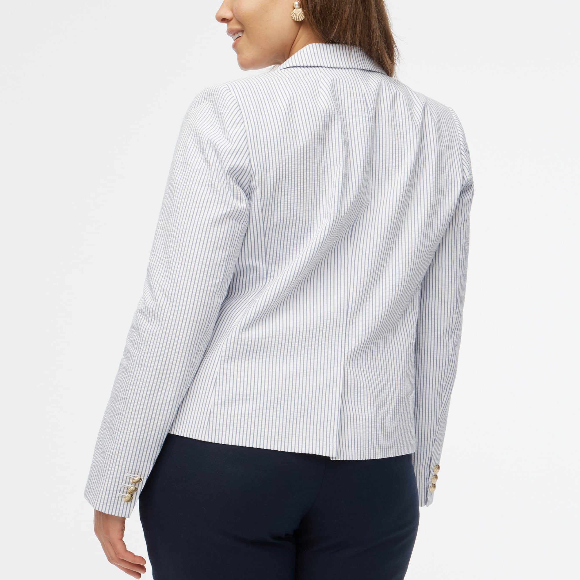 Seersucker schoolboy blazer