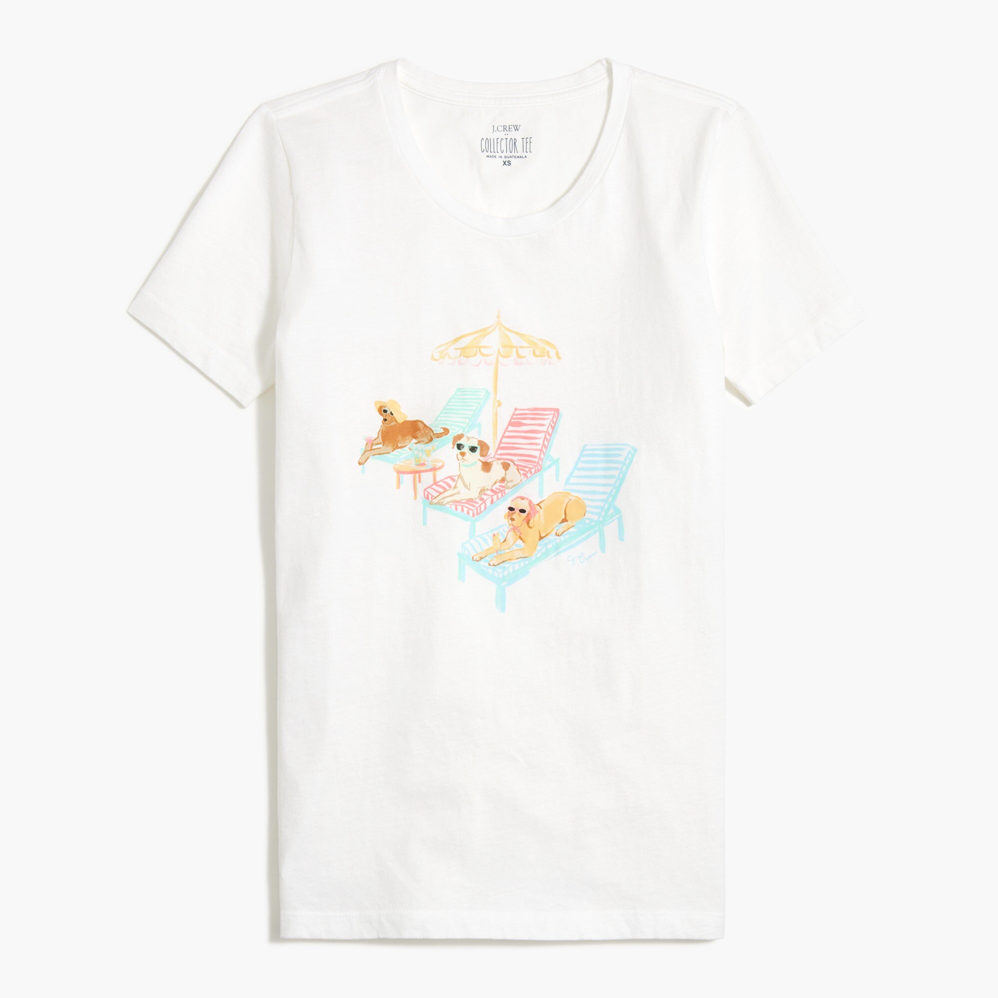 womens Summer dogs graphic tee