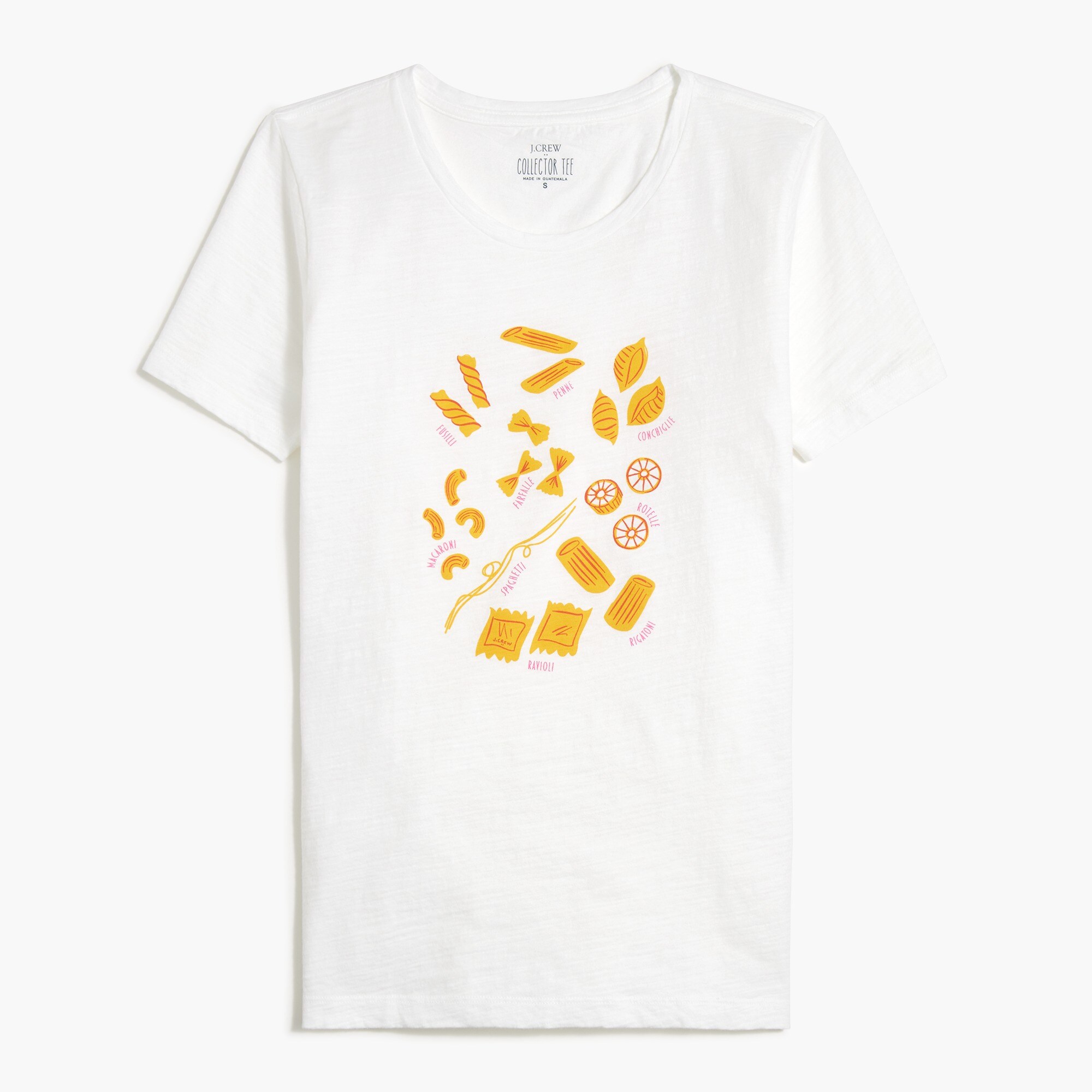 factory: pasta graphic tee for women
