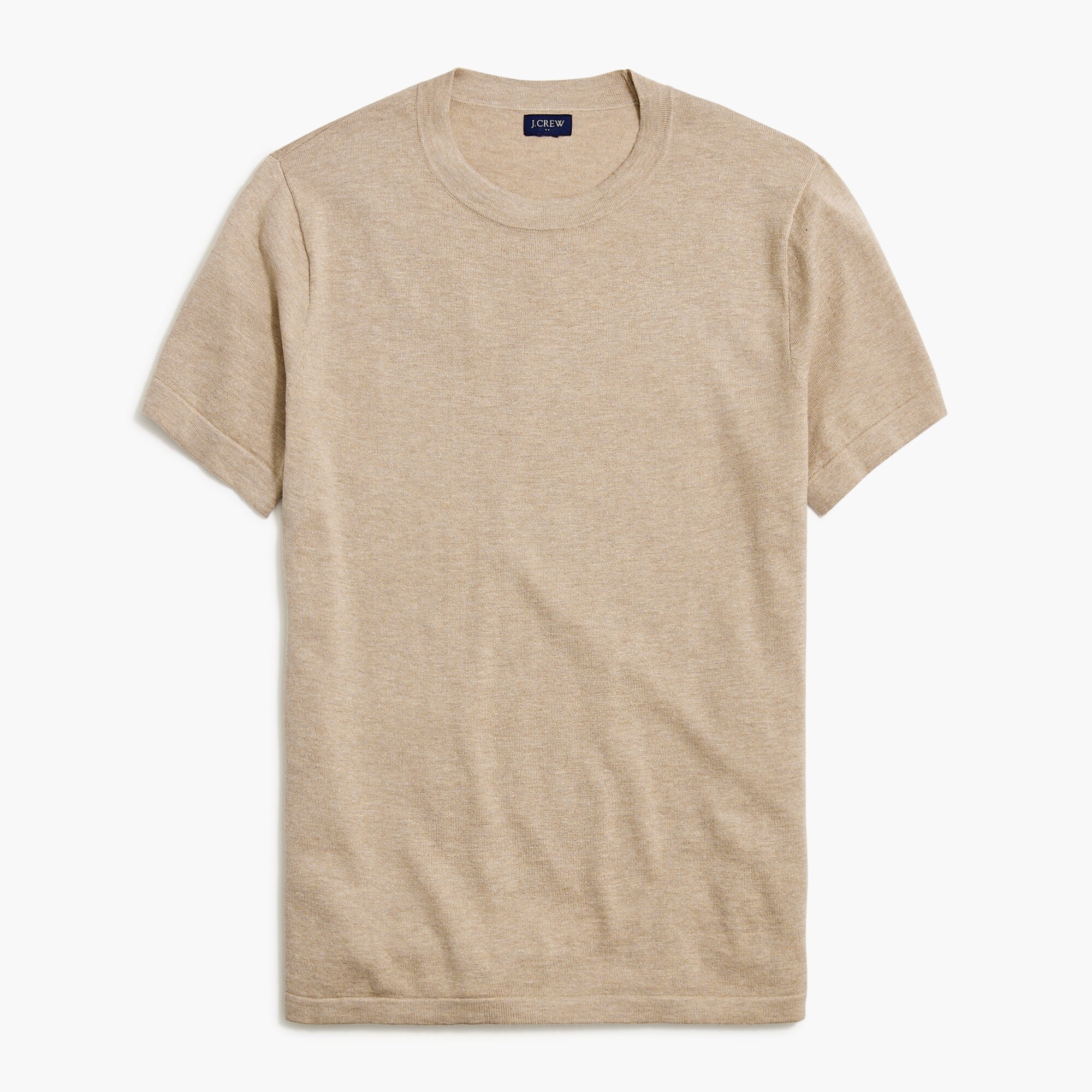Cotton-blend sweater-tee