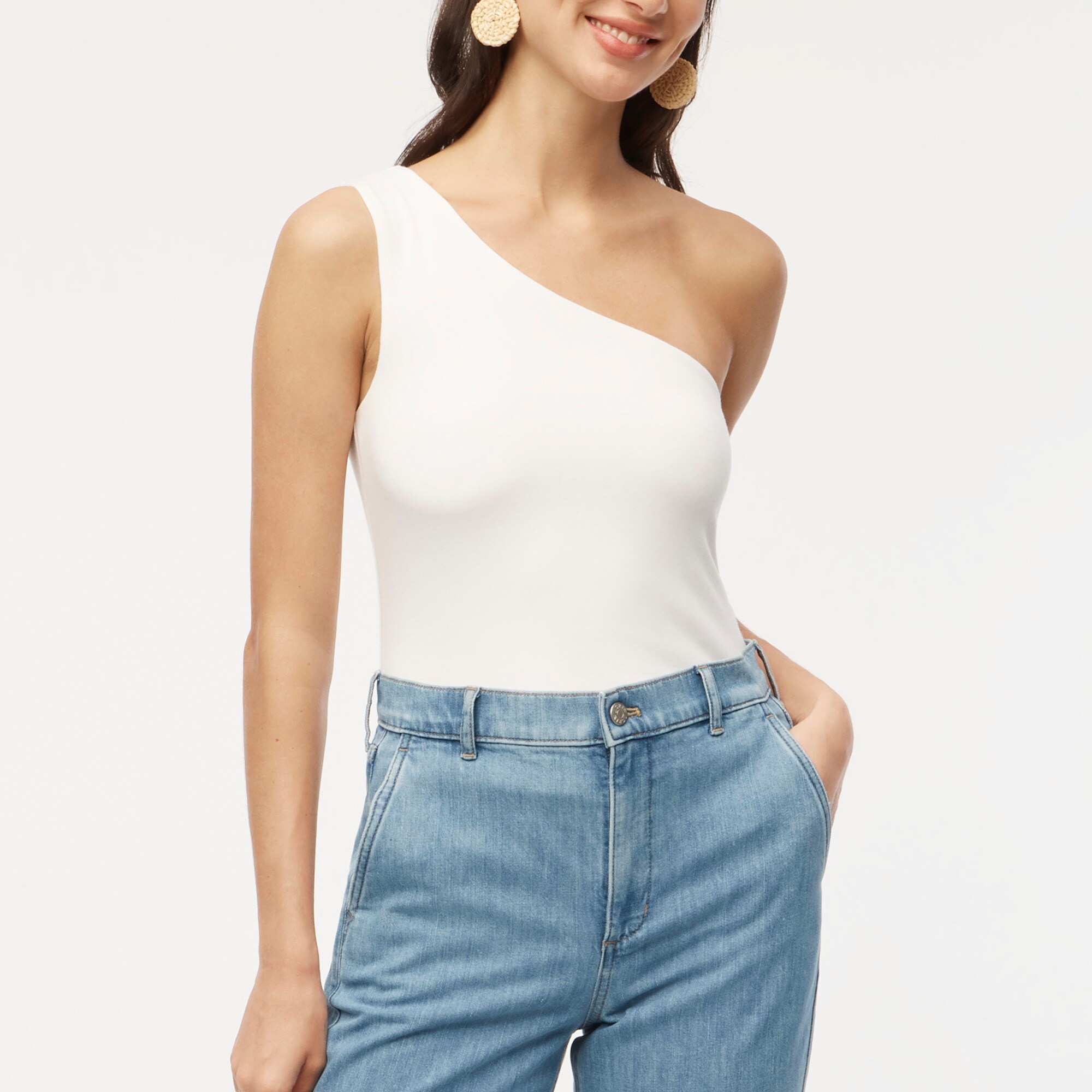 One-shoulder top