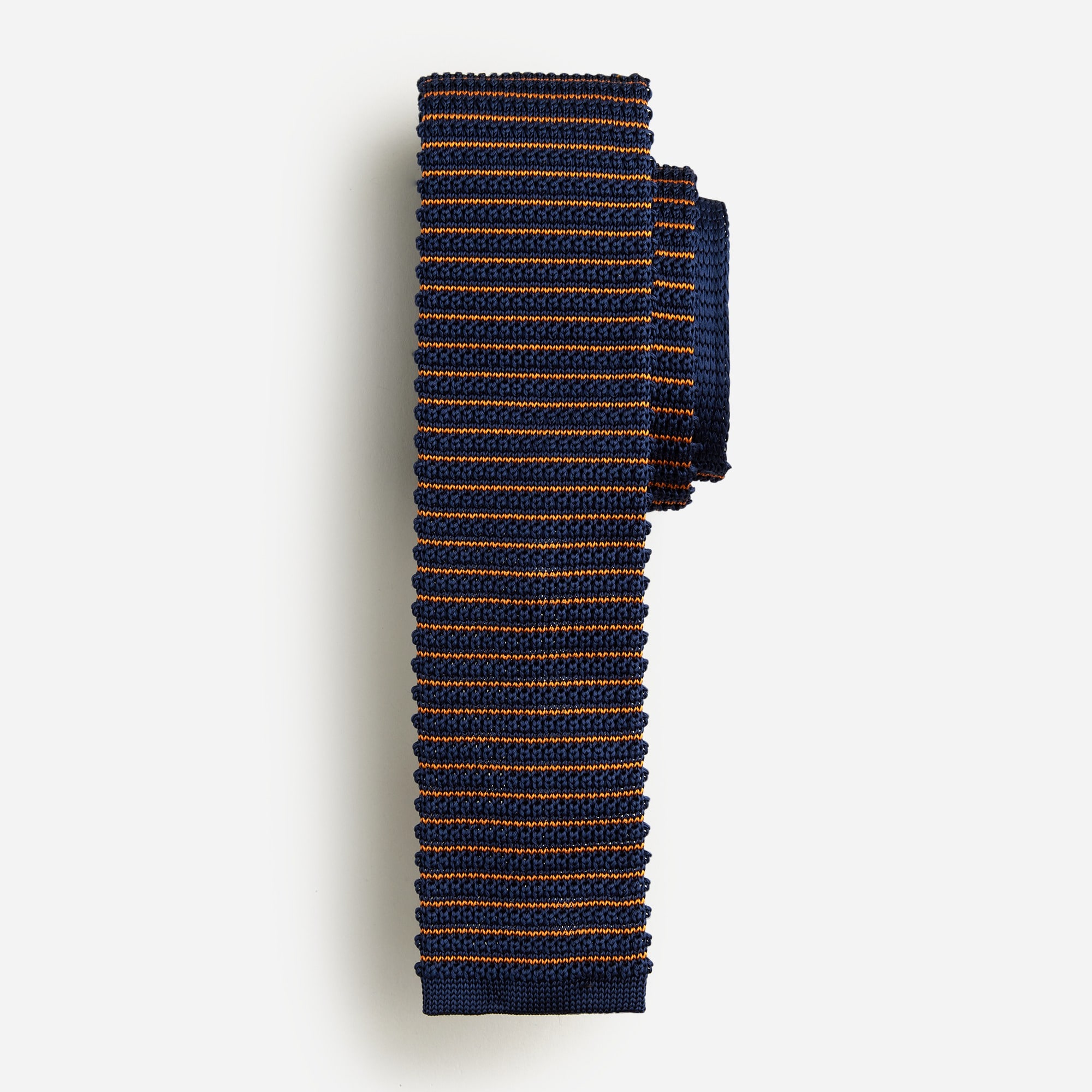 mens Italian silk knit tie in stripe