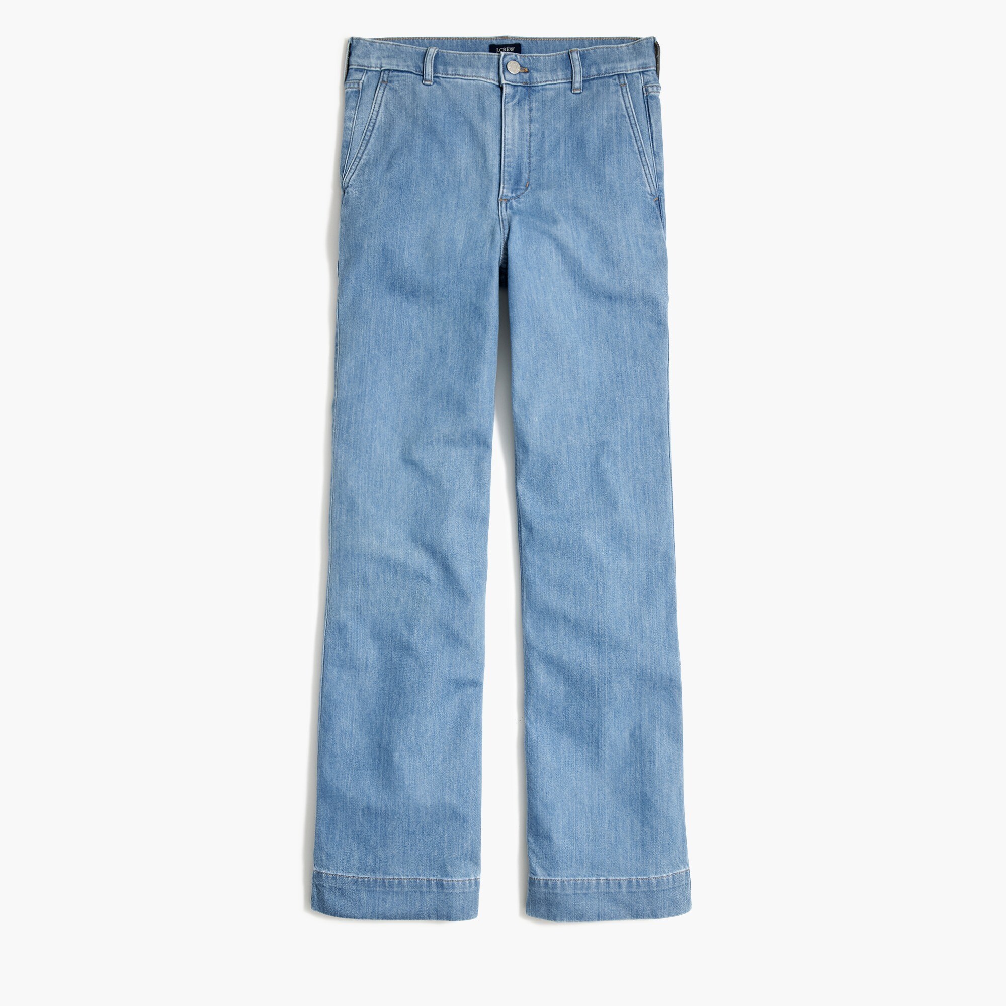 Drapey denim trouser