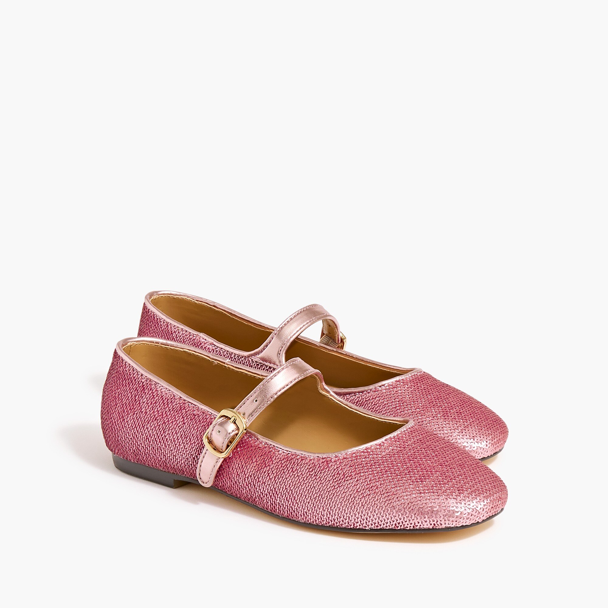 girls' sequin mary jane flats for girls