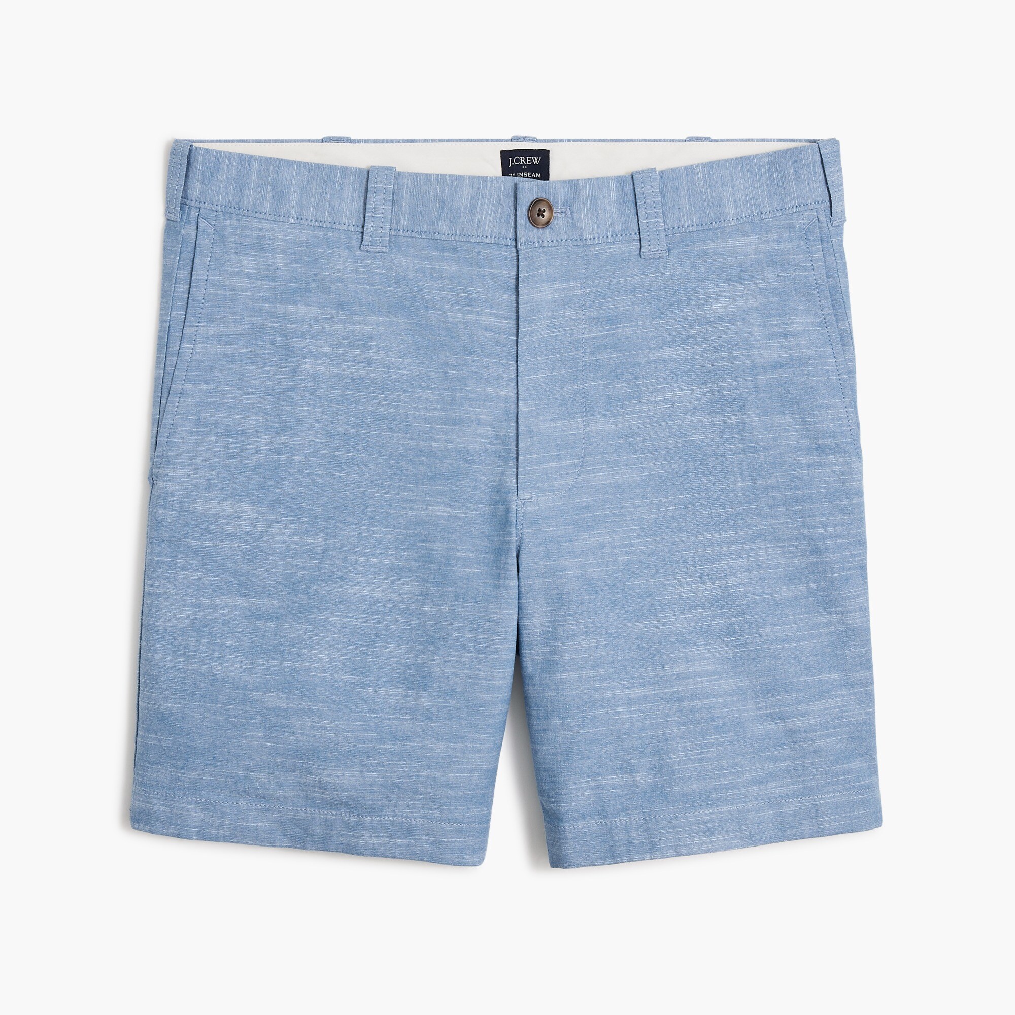 Chambray 7" flex chino short
