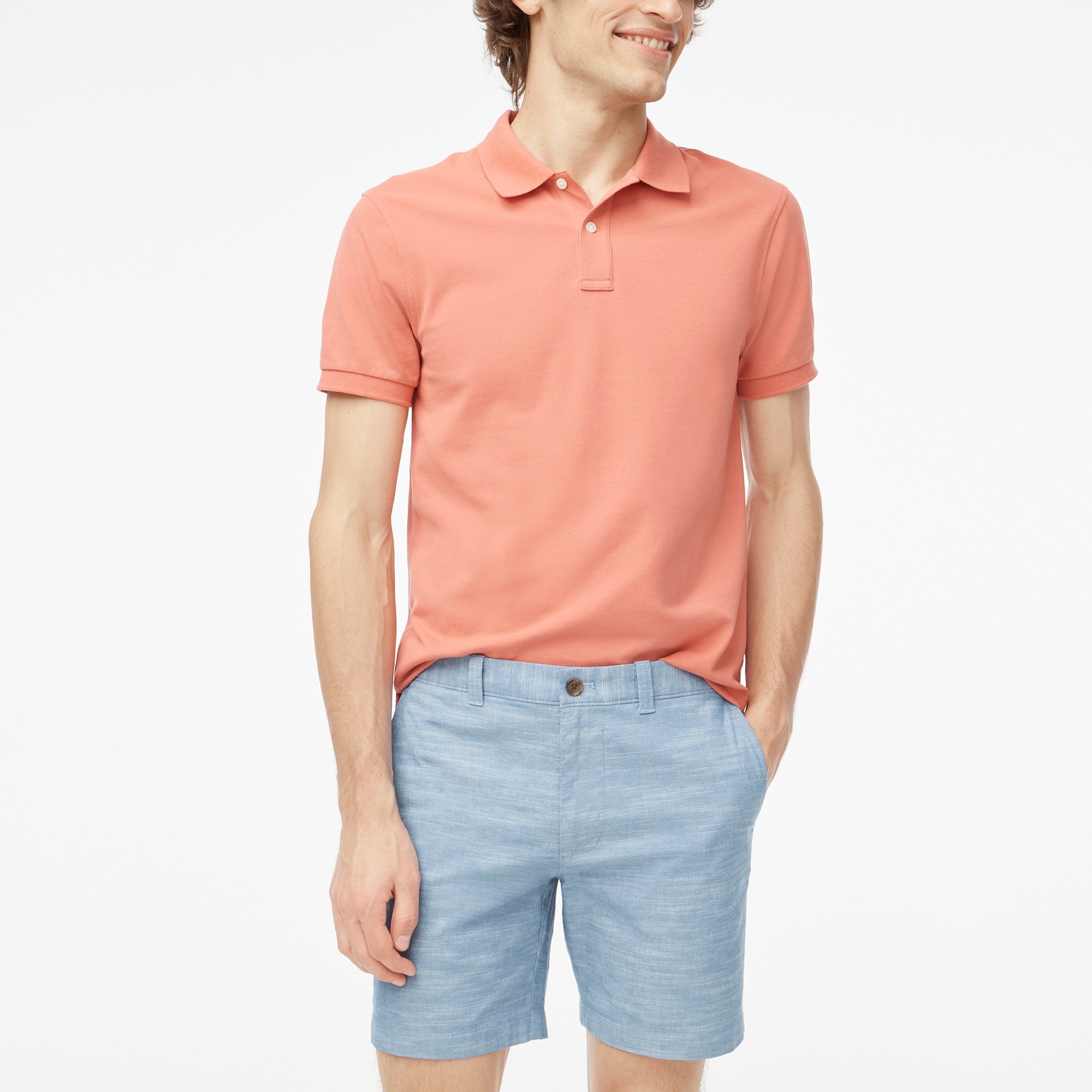 Chambray 7" flex chino short