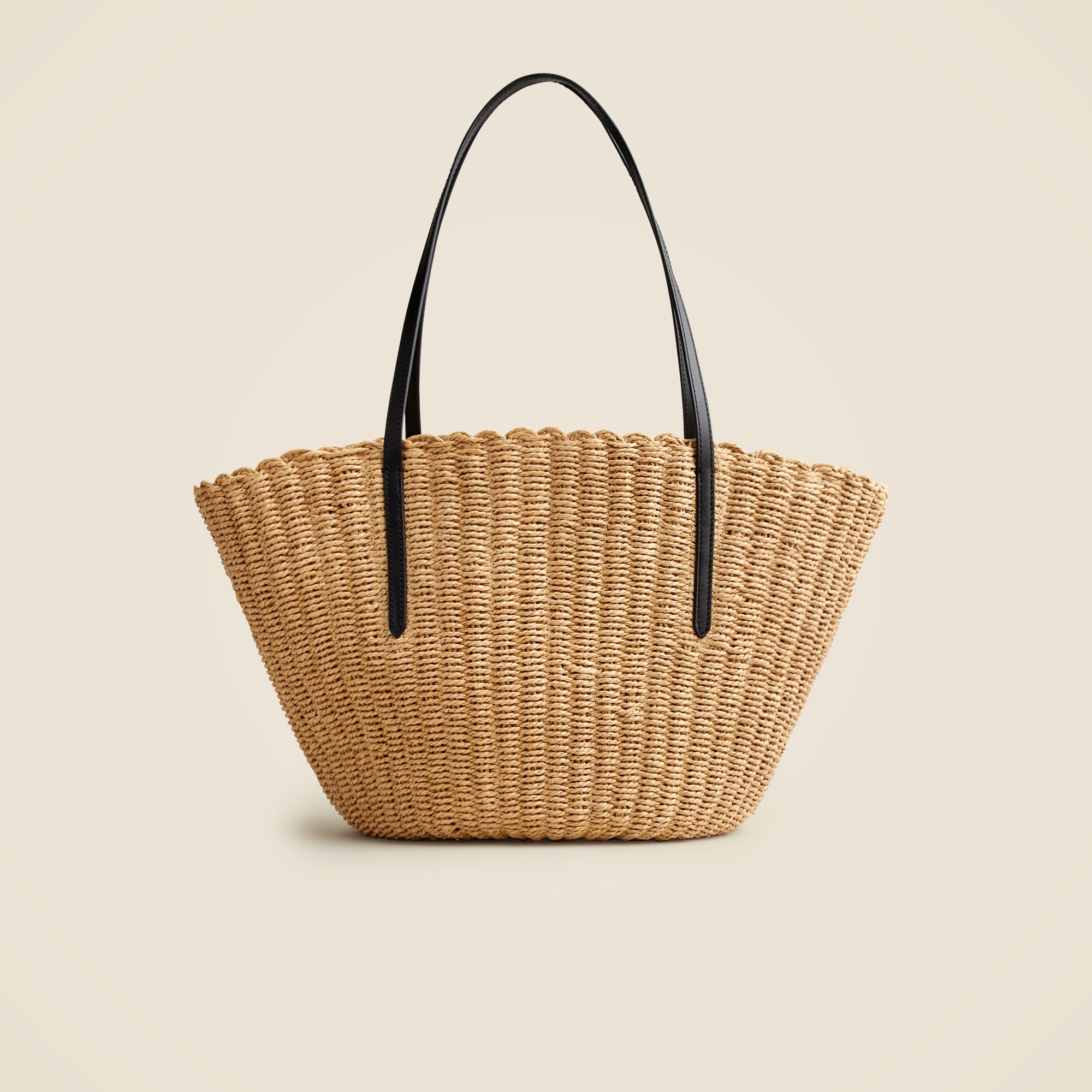  Como woven straw tote