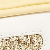 Girls' glitter lemon handbag with beaded strap GLITTER LEMON factory: girls' glitter lemon handbag with beaded strap for girls