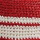 Round packable hat in striped faux raffia RED WHITE STRIPE j.crew: round packable hat in striped faux raffia for women