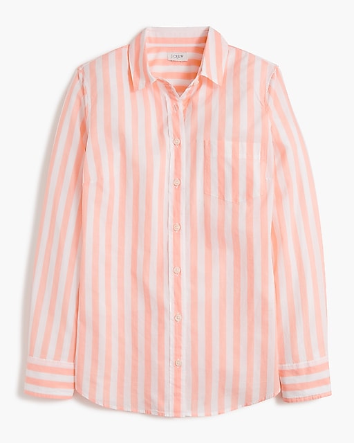 womens Petite gingham lightweight cotton shirt in signature fit