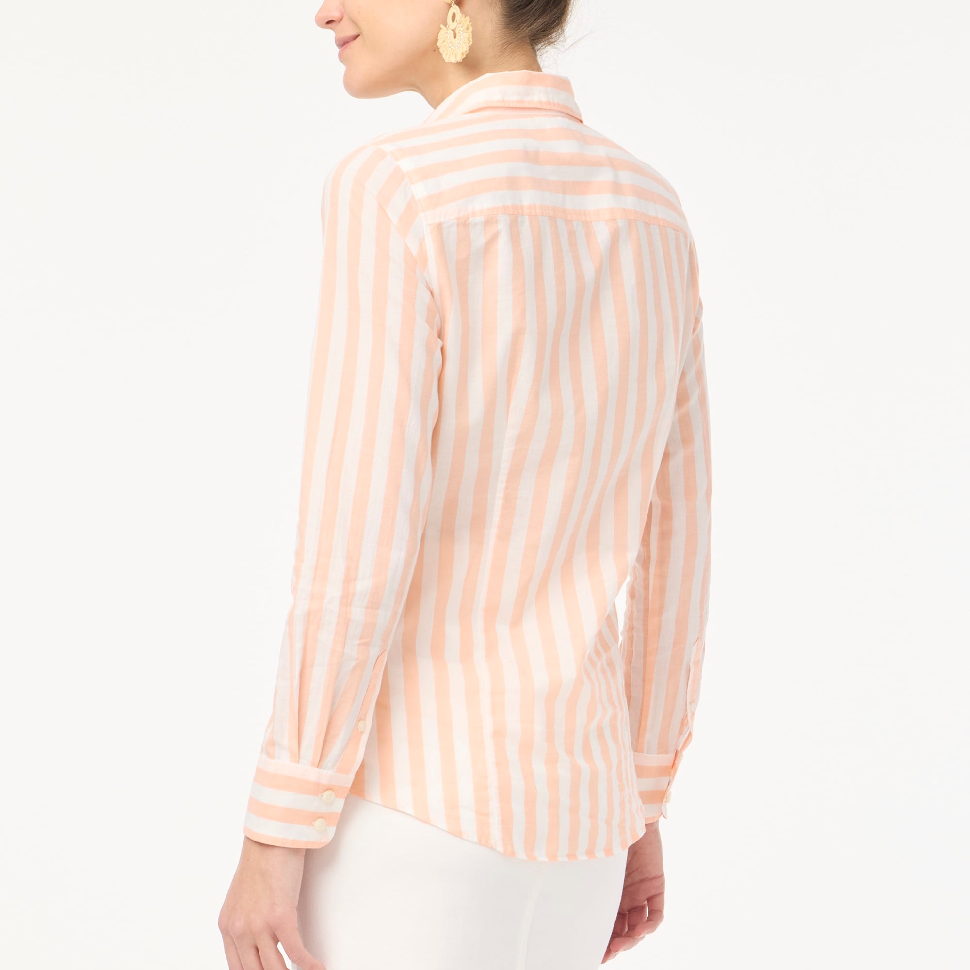 Gingham lightweight cotton shirt in signature fit
