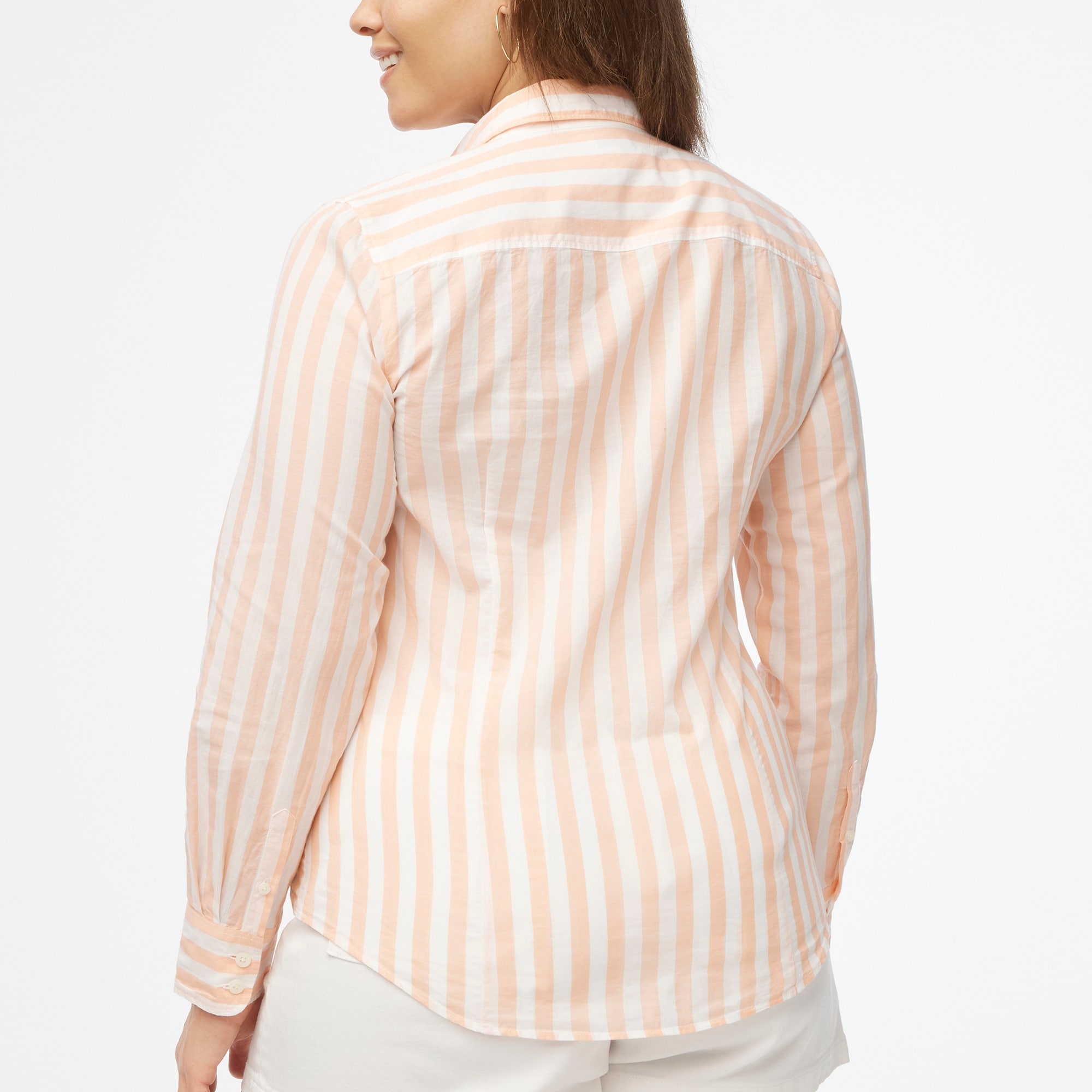 Gingham lightweight cotton shirt in signature fit