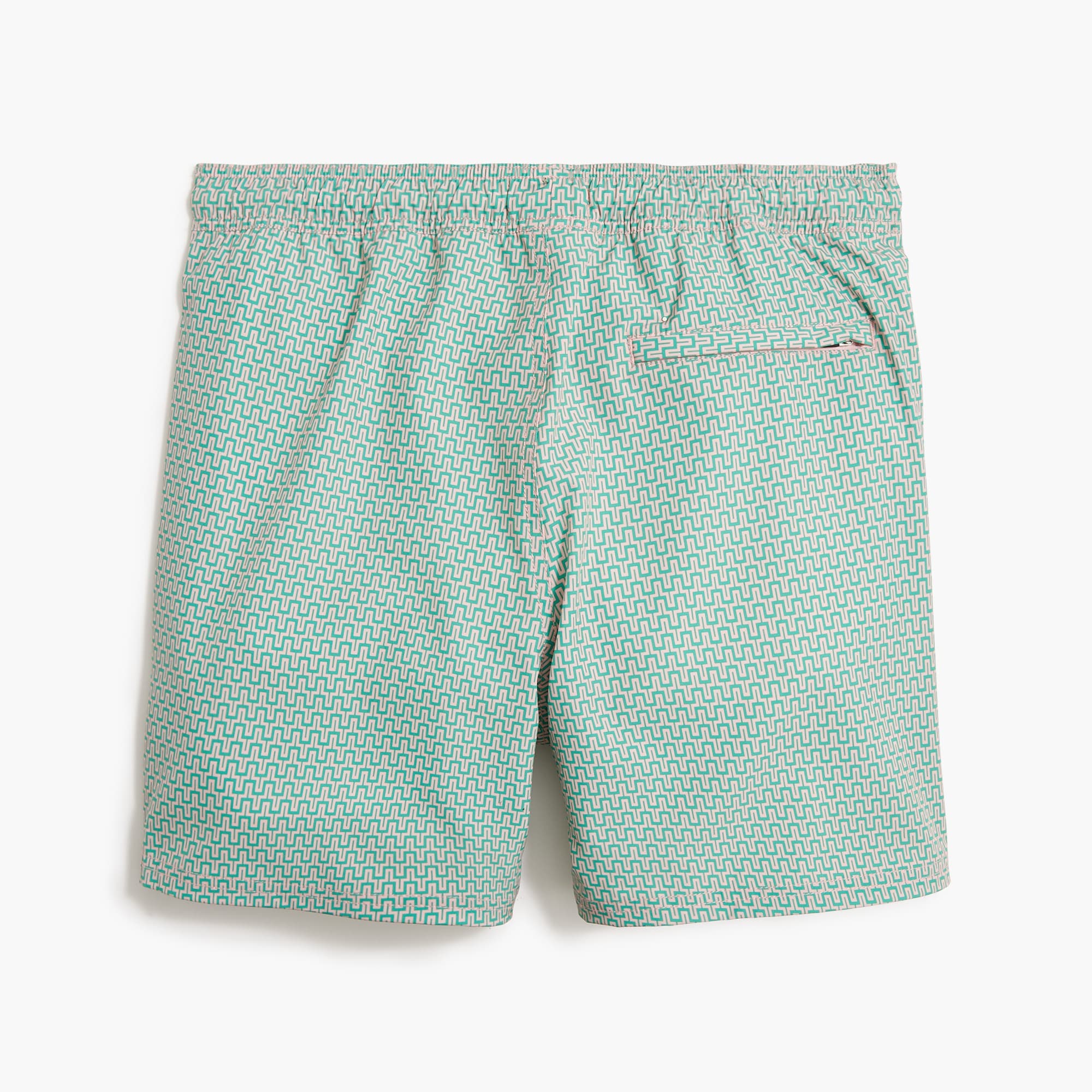 6" compression-lined swim trunk