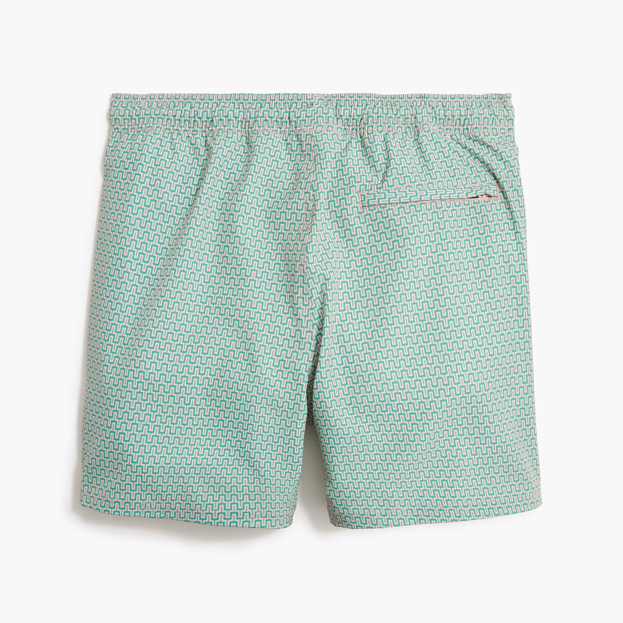 6" compression-lined swim trunk