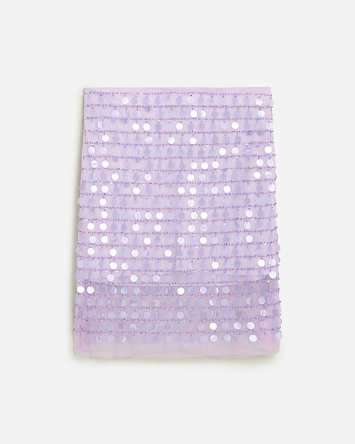 womens Collection layered sequin slip skirt