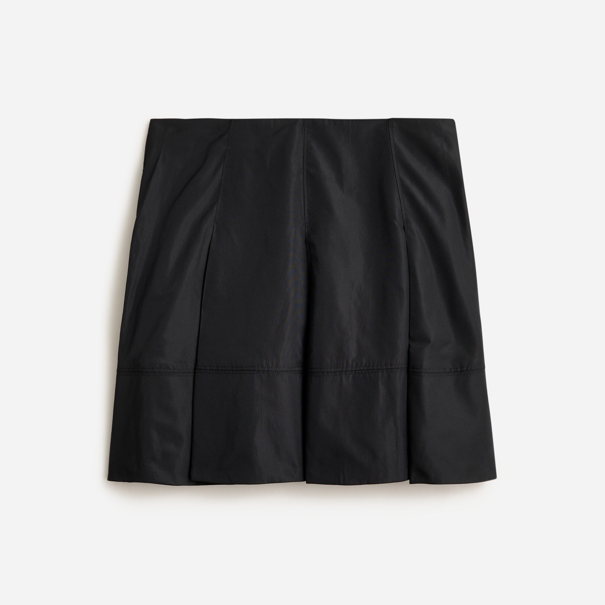  Pleated mini skirt in taffeta