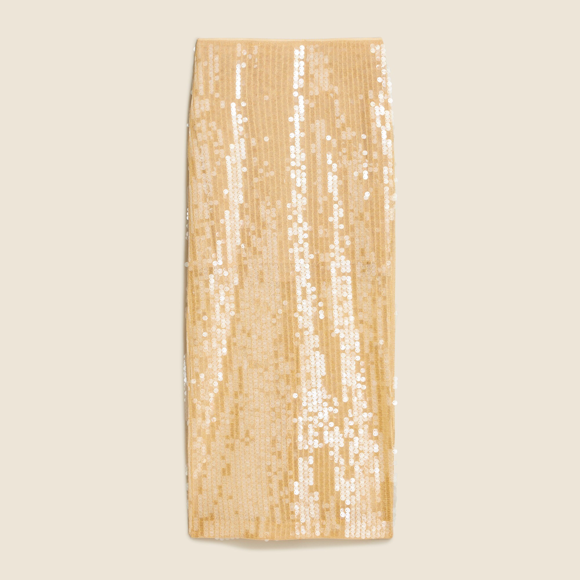 Collection layered sequin midi skirt
