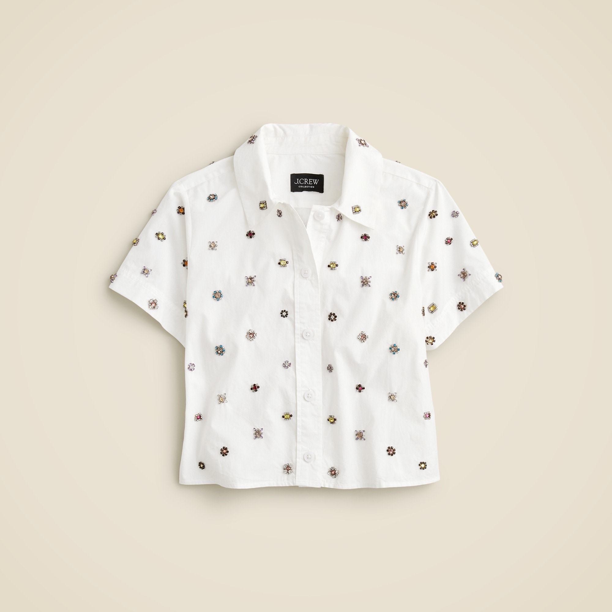 Collection Gamine Jewel Shirt For Women | J.Crew
