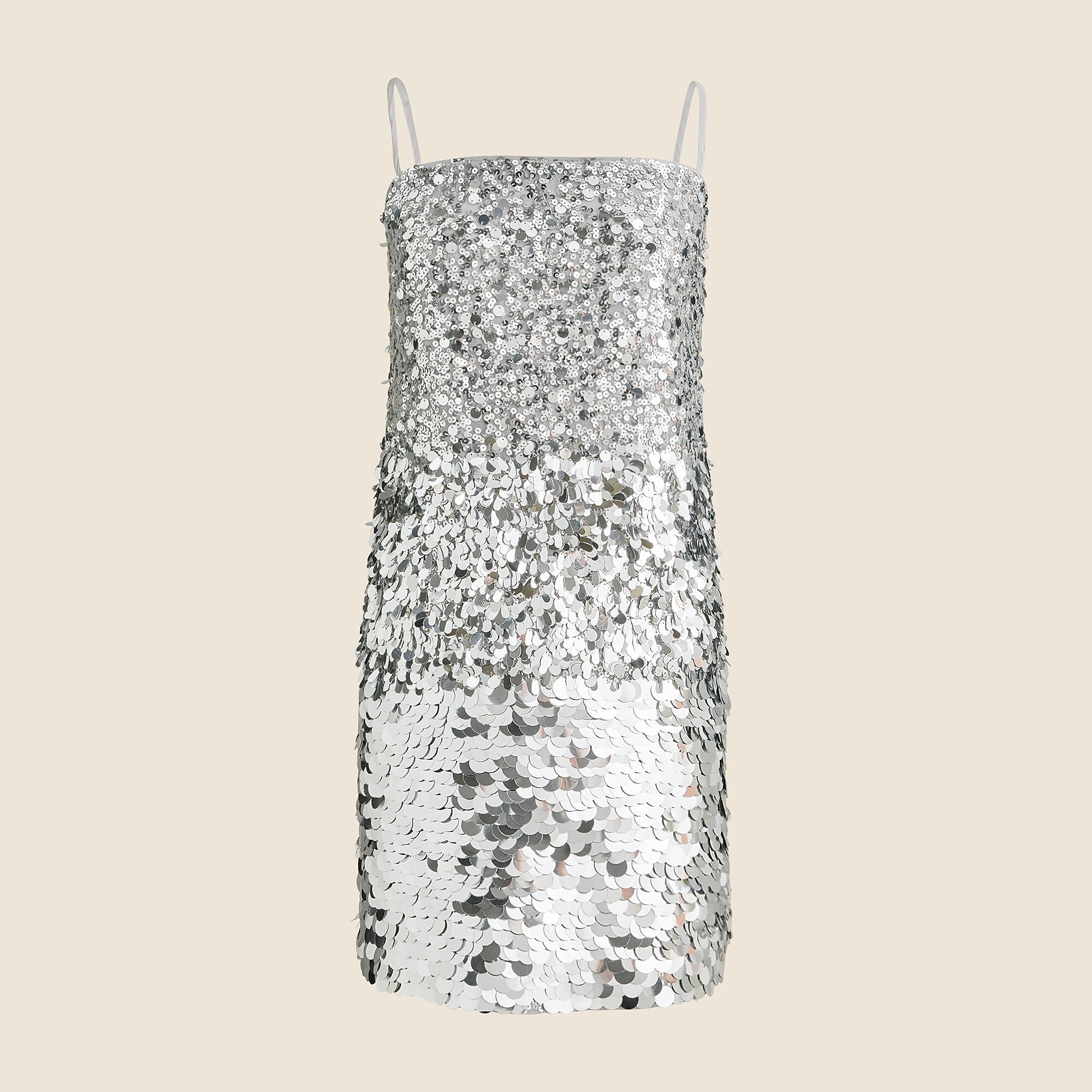 Collection mixed-sequin mini dress